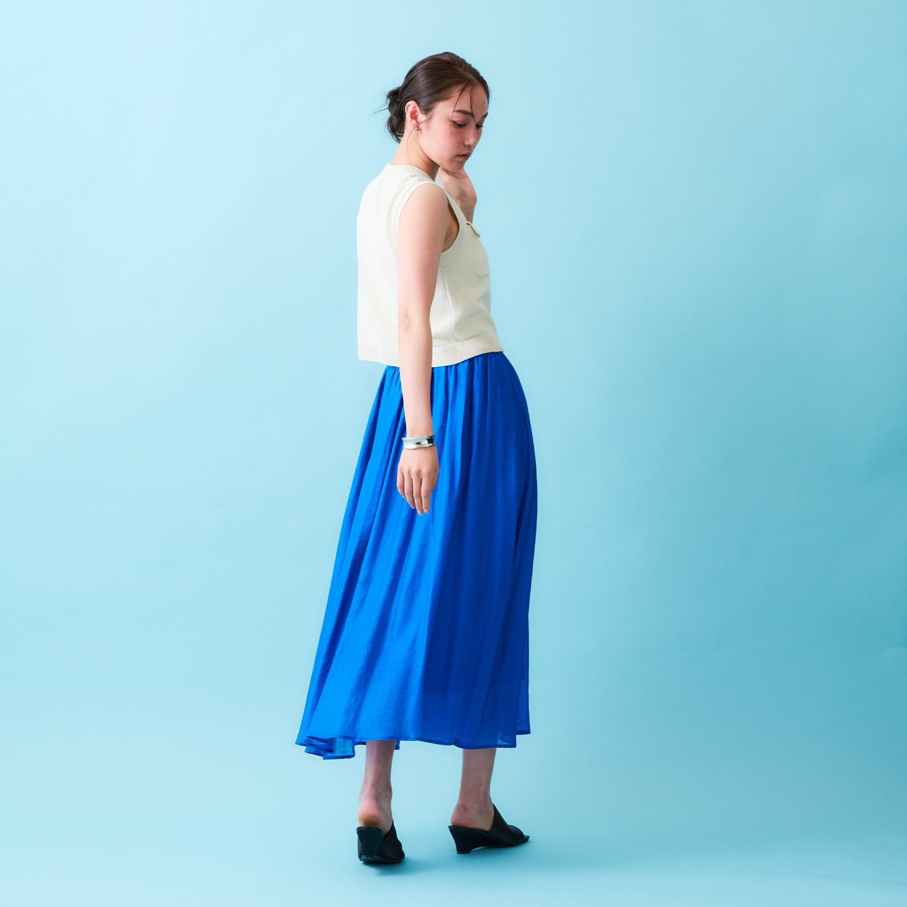 OPAQUE.CLIP「ダブルポケットニット【洗濯機洗い可】」|ニット・セーター|