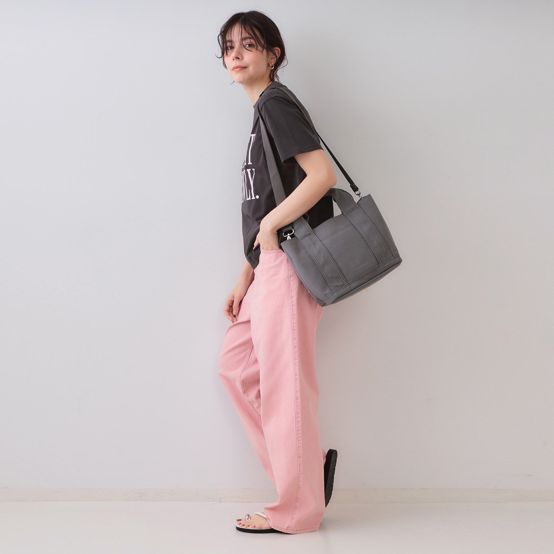 OPAQUE.CLIP「【2WAY／多ポケット】3層セパレートミドルトートバッグ」|トートバッグ|