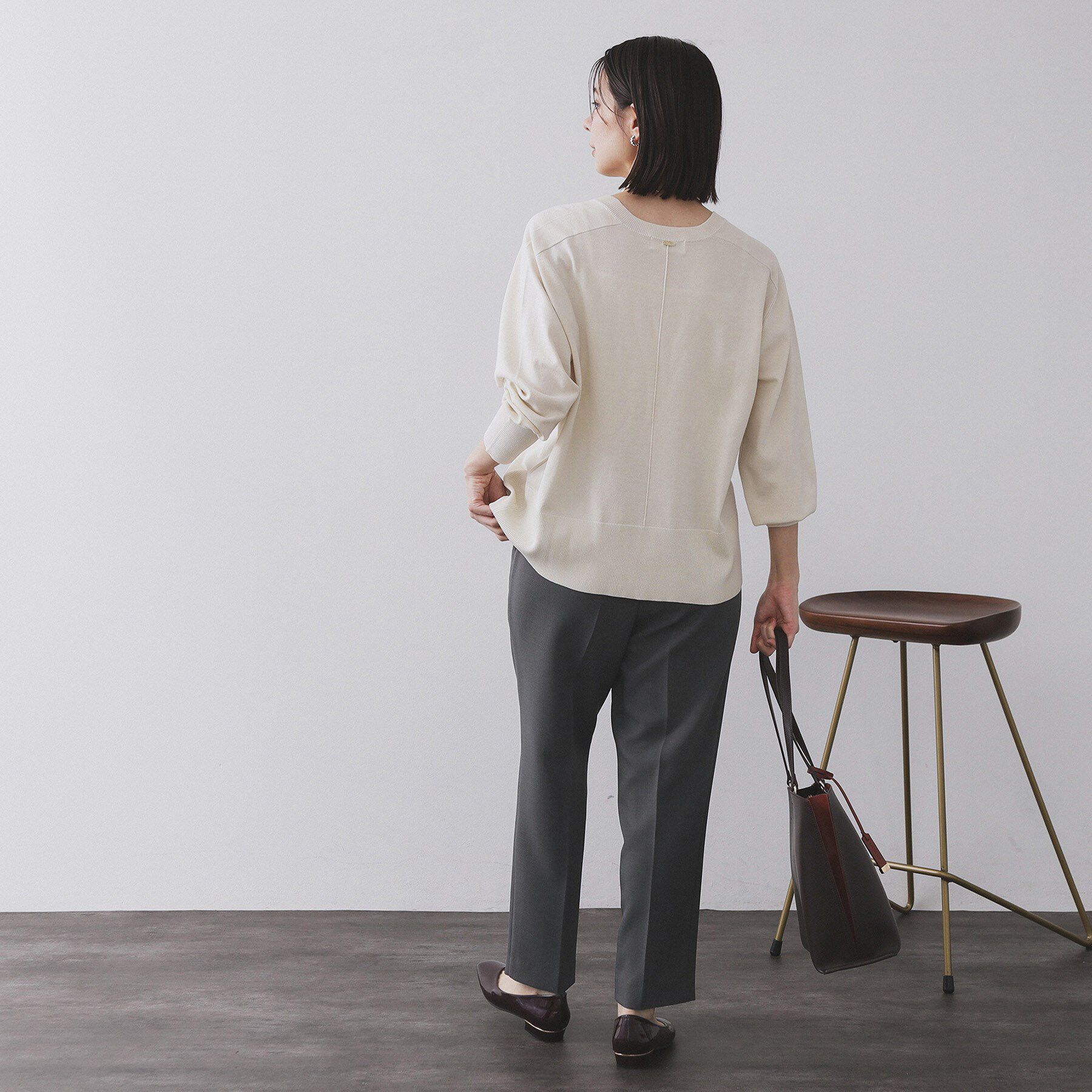 OPAQUE.CLIP「ストレッチ美脚イージーテーパードパンツ【防シワ/洗濯機洗い可】」|その他|