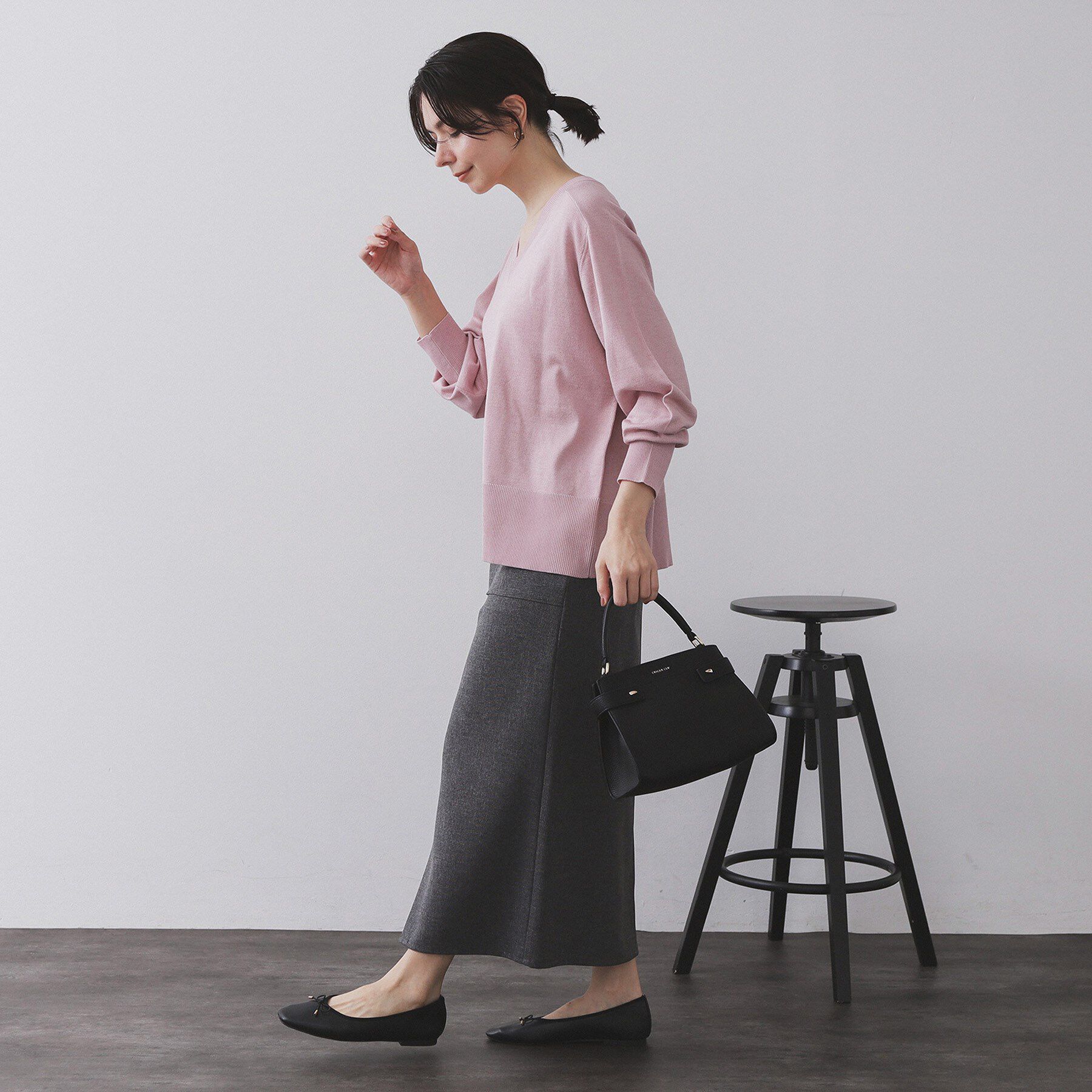 OPAQUE.CLIP「ストレッチダブルポケットタイトスカート【洗える】」|スカート|