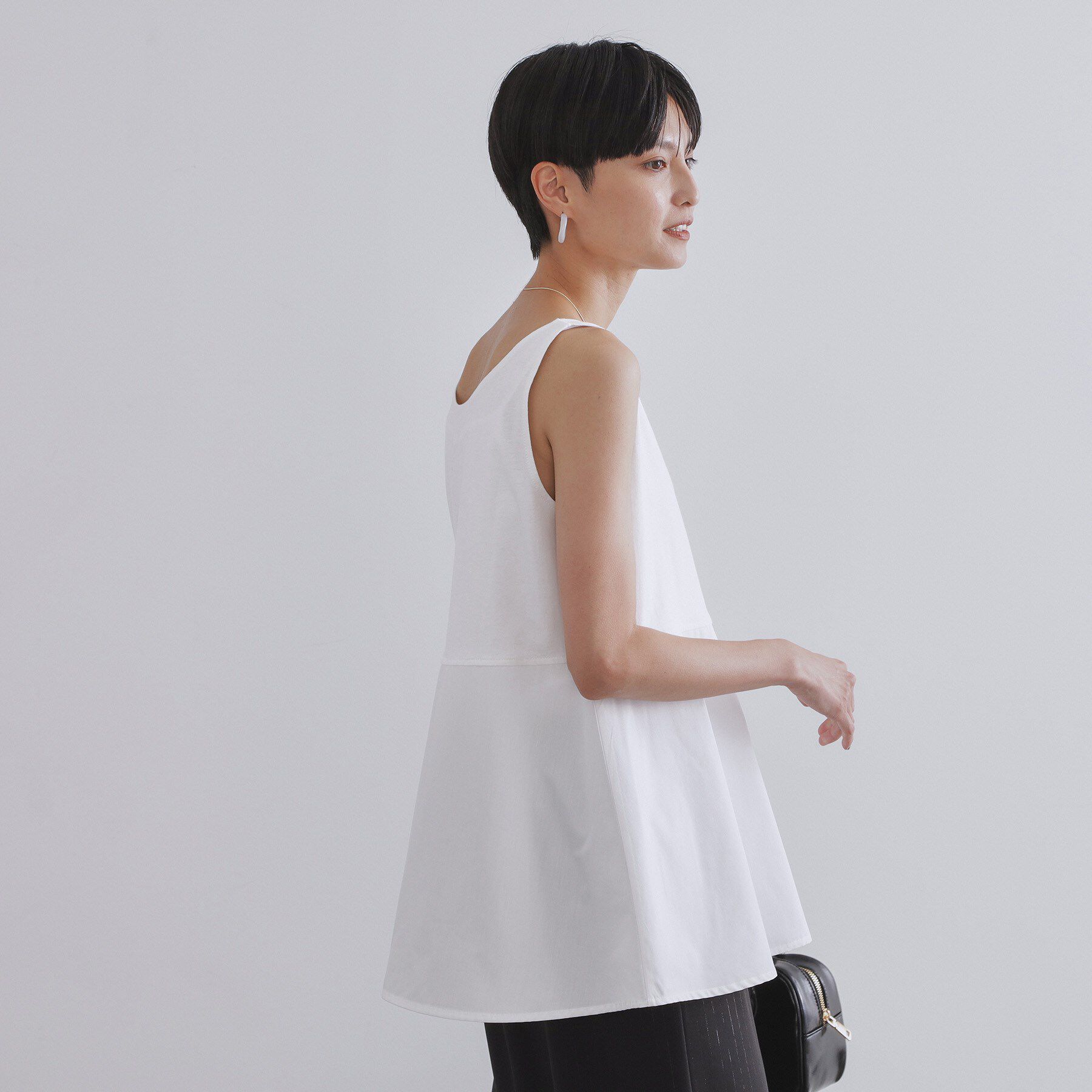 OPAQUE.CLIP「《ツインセット》リラクシーサイドスリットニット&times;ドッキングタンク【洗濯機洗い可】」|その他|