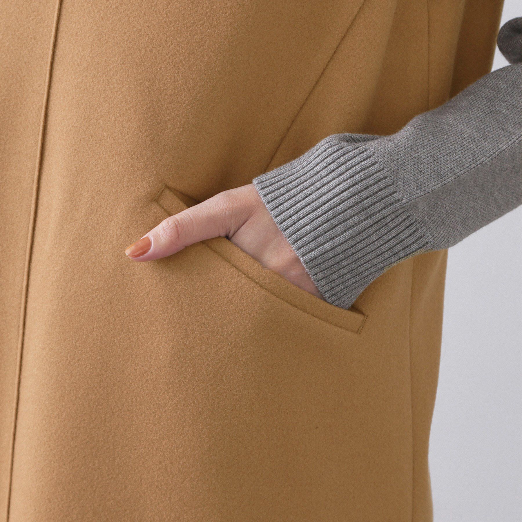 OPAQUE.CLIP「ウールライクジャンパードレス【洗濯機洗い可】」|ワンピース|