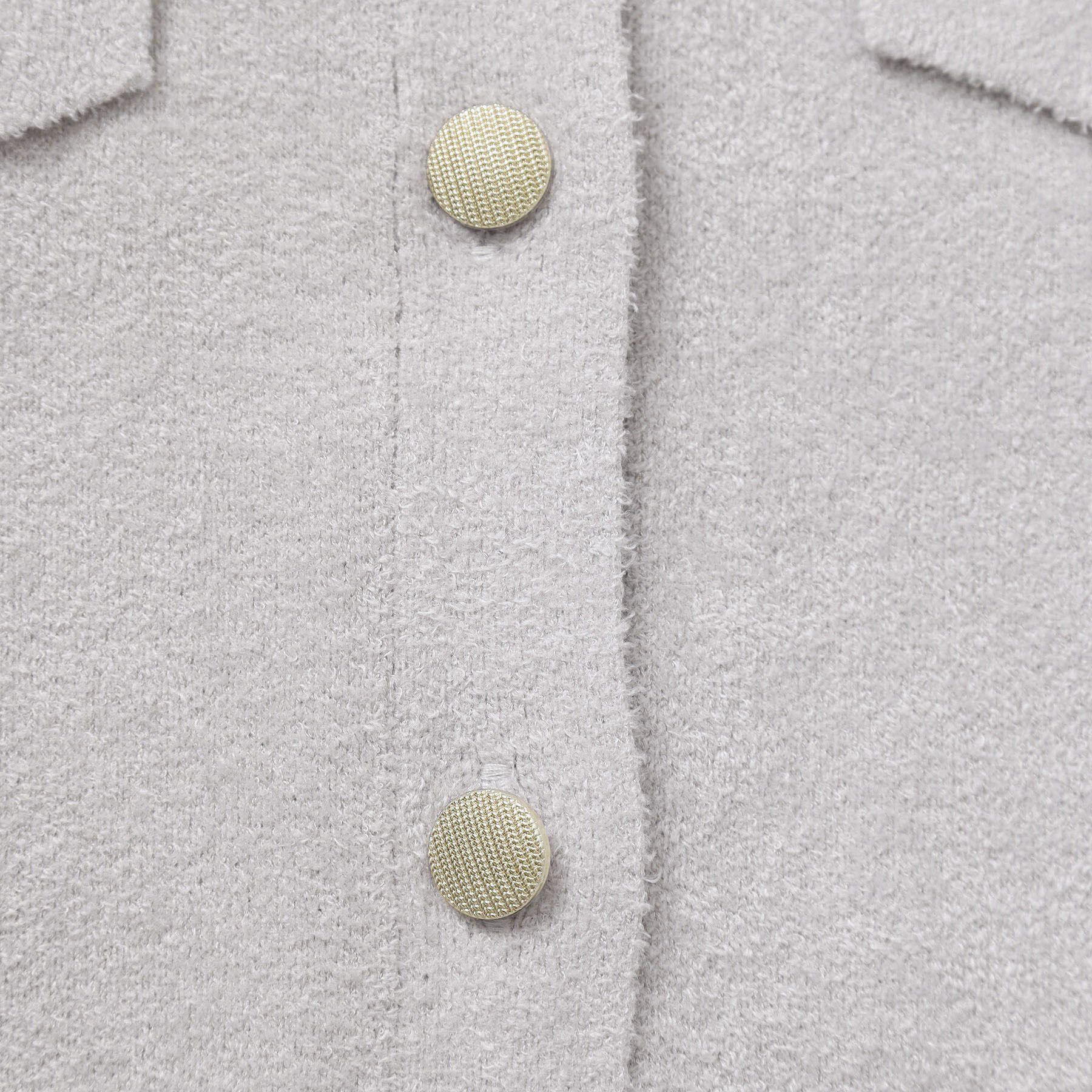 OPAQUE.CLIP「モールニットクルーカーディガン【洗濯機OK】」|カーディガン|