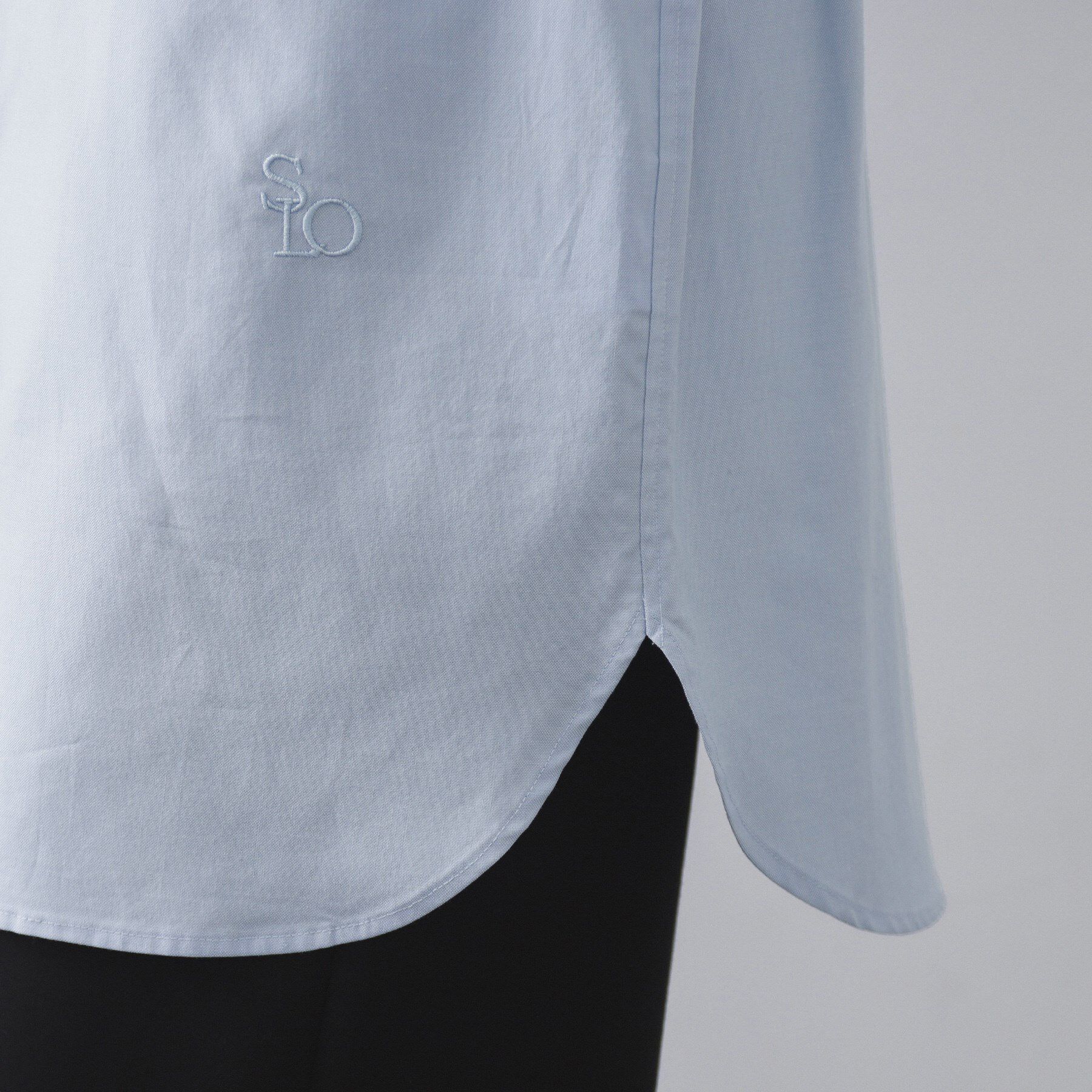 OPAQUE.CLIP「バンドカラーシャツ【洗濯機OK】」|シャツ・ブラウス|