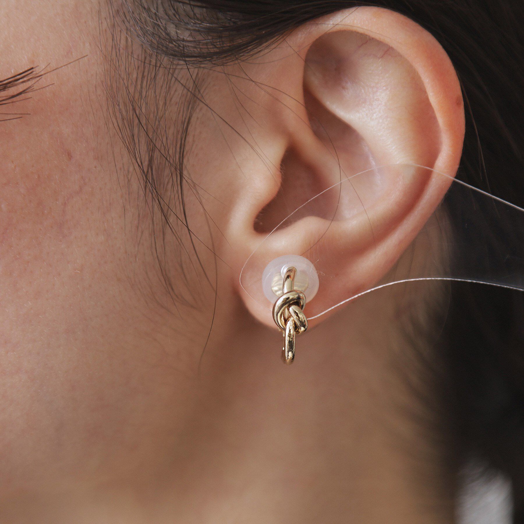 OPAQUE.CLIP「ノットメタルイヤリング」|イヤリング|