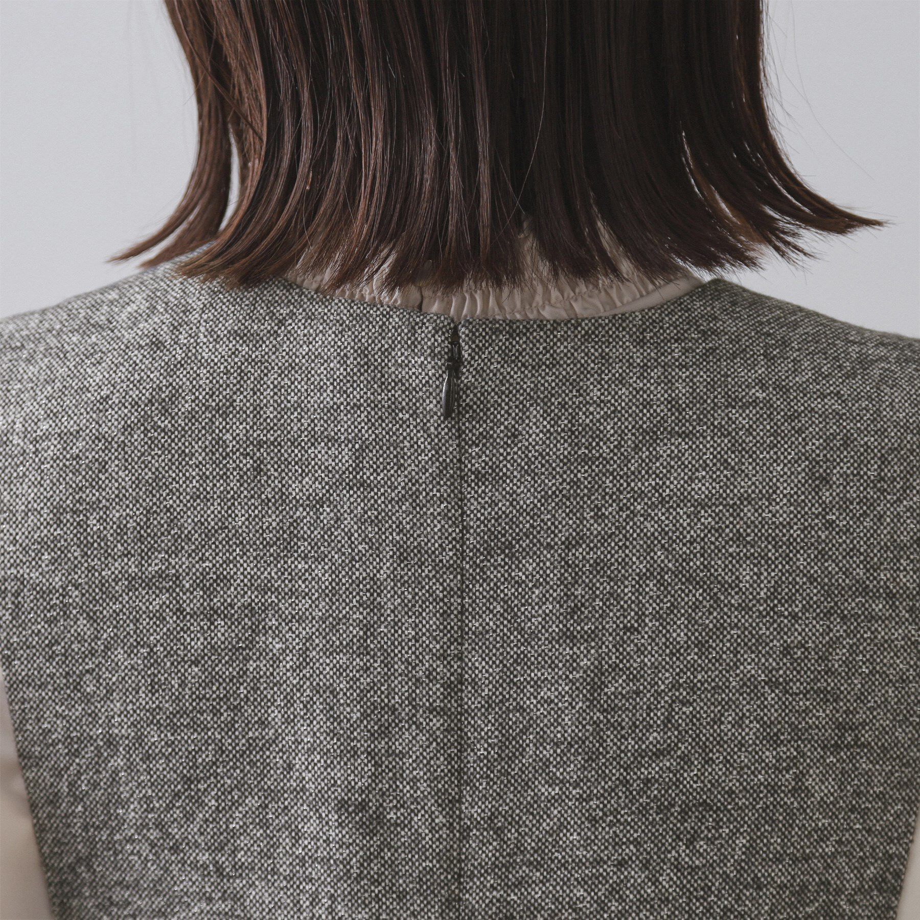 OPAQUE.CLIP「ラメツイードジャンスカ【洗濯機OK】」|ワンピース|