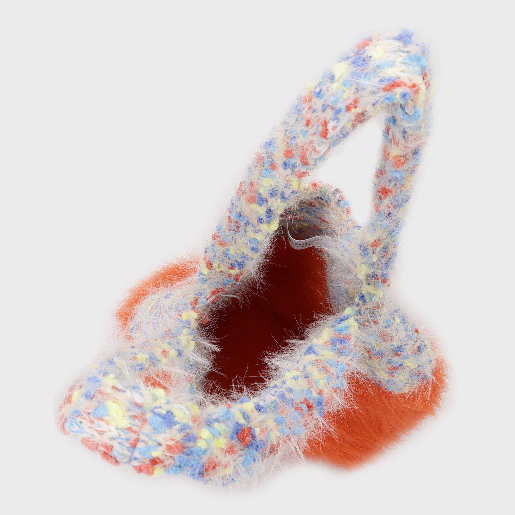 OPAQUE.CLIP「フェザーヤーンマルチカラーニットバッグ」|トートバッグ|