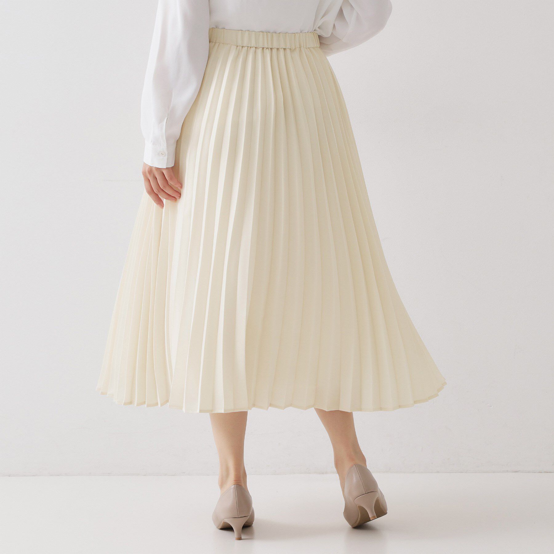 OPAQUE.CLIP「≪通勤・セレモニー対応≫プリーツスカート【洗濯機OK】」|スカート|