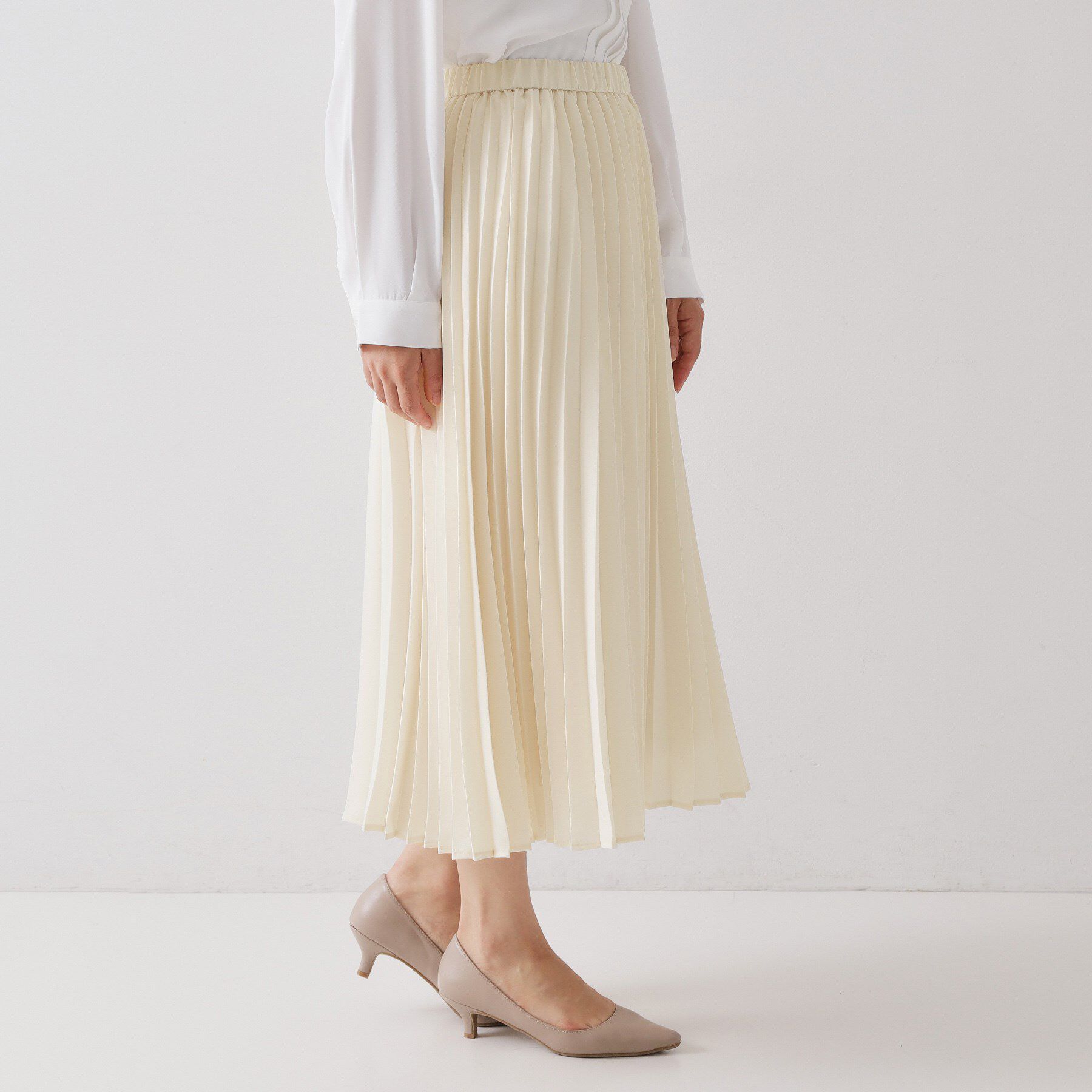 OPAQUE.CLIP「≪通勤・セレモニー対応≫プリーツスカート【洗濯機OK】」|スカート|
