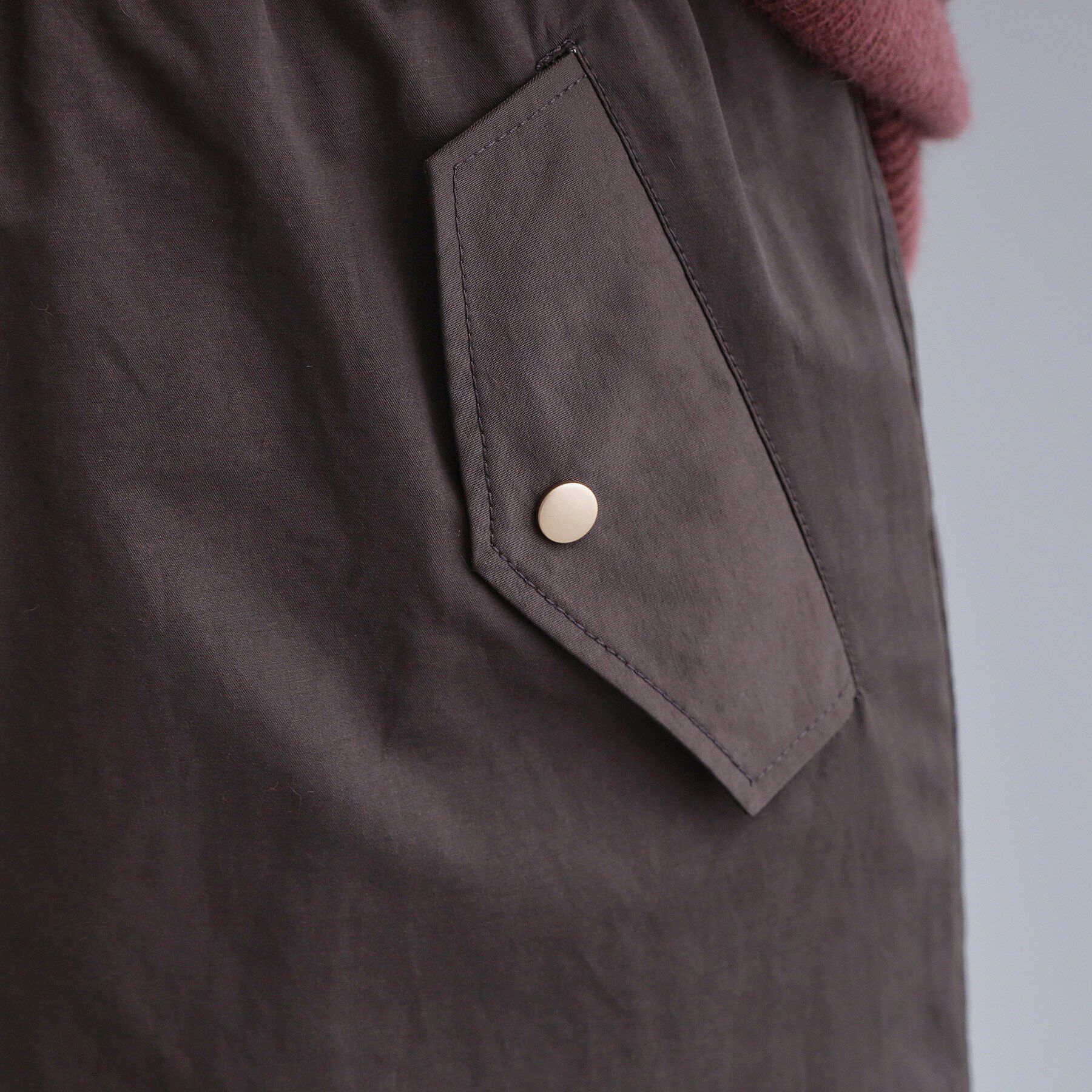 OPAQUE.CLIP「【es】リブナロースカート【洗濯機OK】」|スカート|