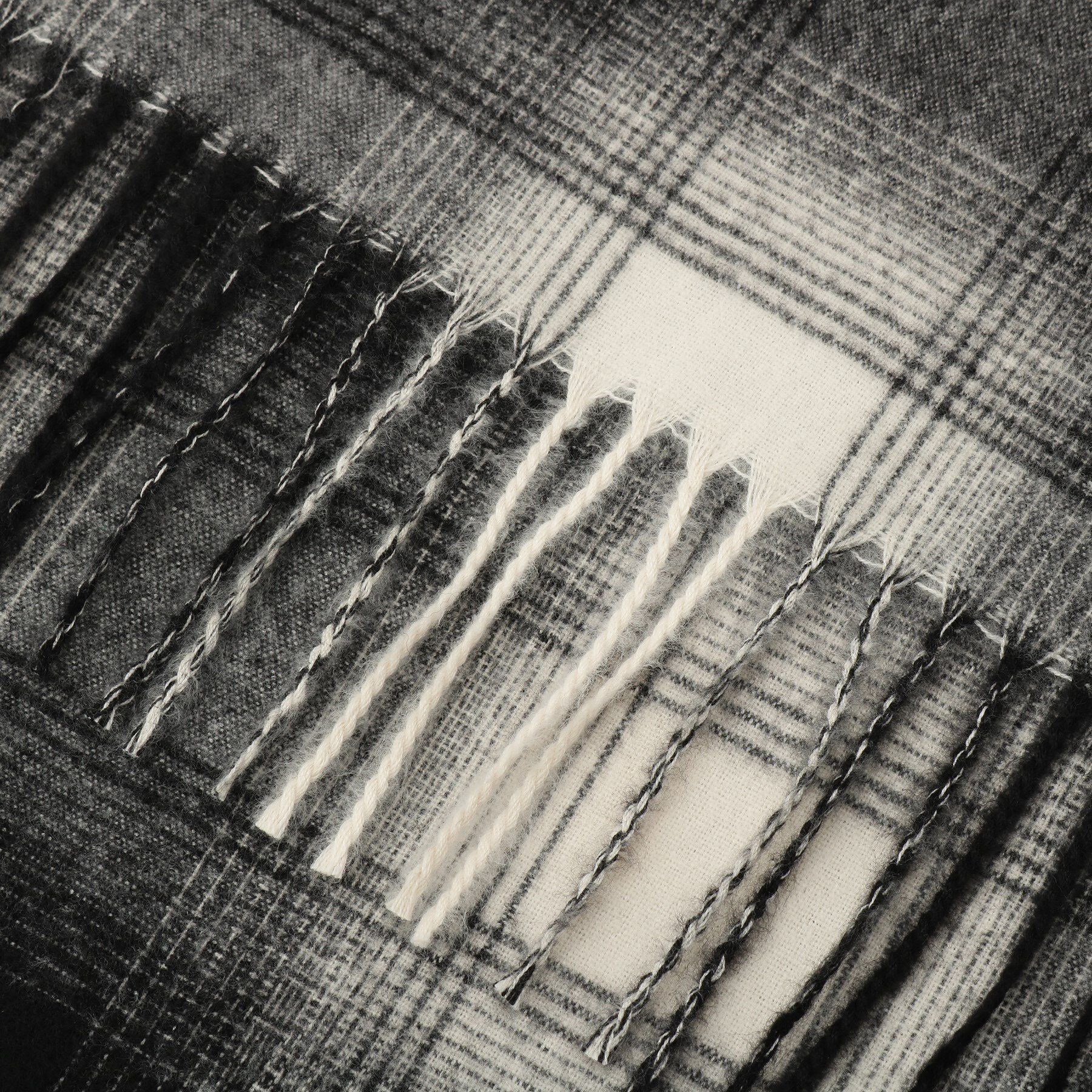 OPAQUE.CLIP「オンブレチェック大判ストール」|ストール|