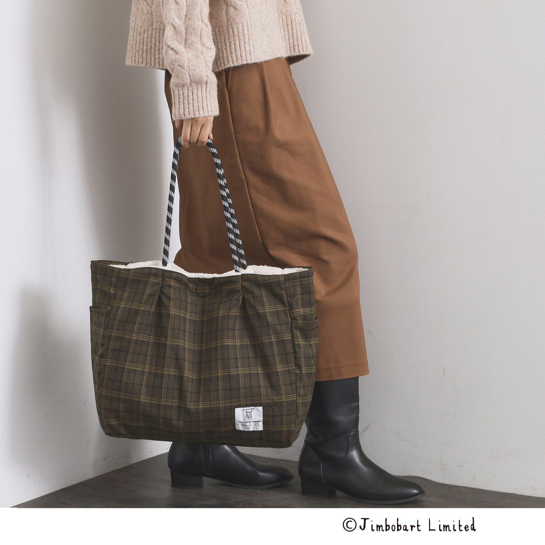 OPAQUE.CLIP「【ジムボバートコラボ】リバーシブルBIGトートバッグ」|トートバッグ|