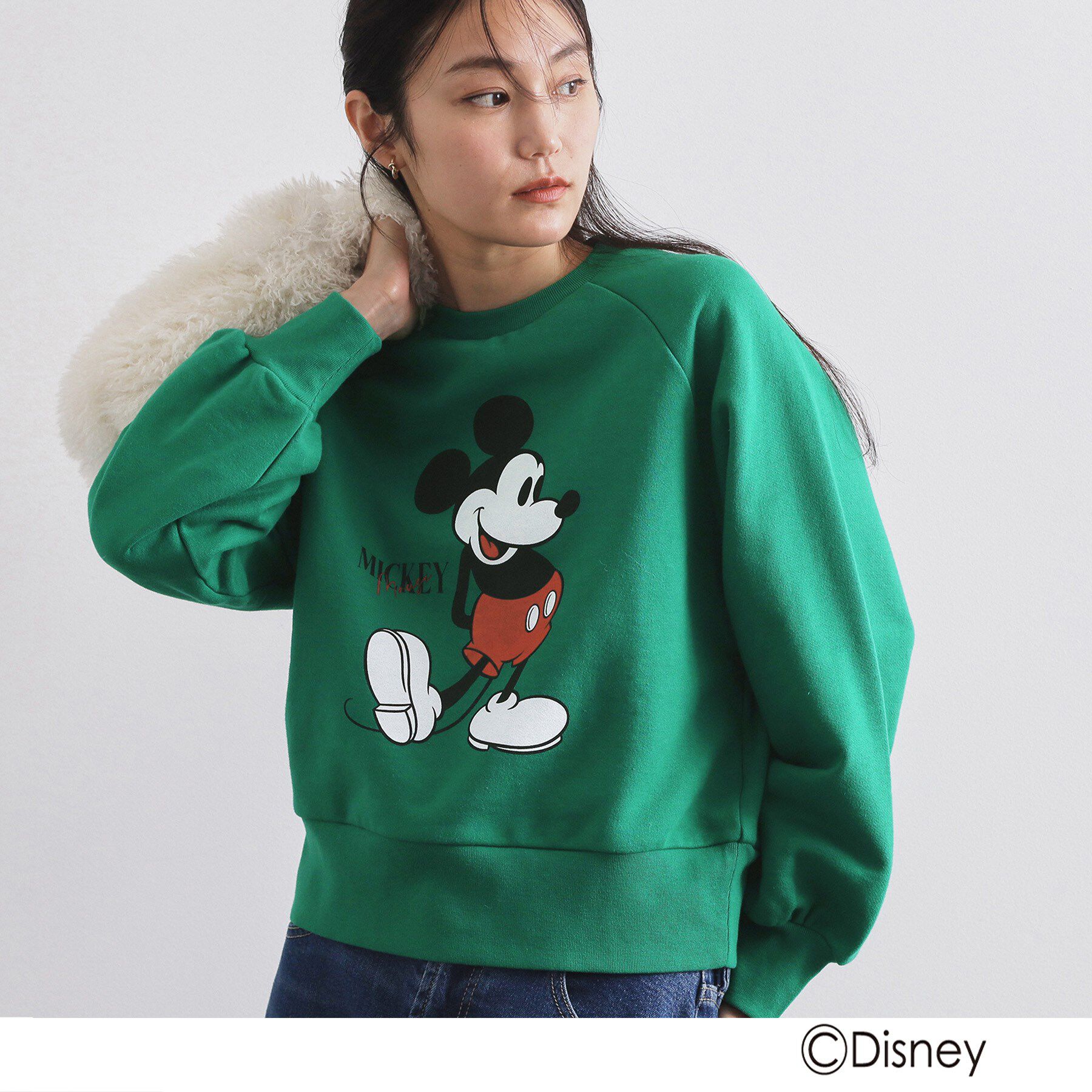 OPAQUE.CLIP「《Mickey Mouse》プリントアソートスウェット【洗濯機OK】」|パーカー|