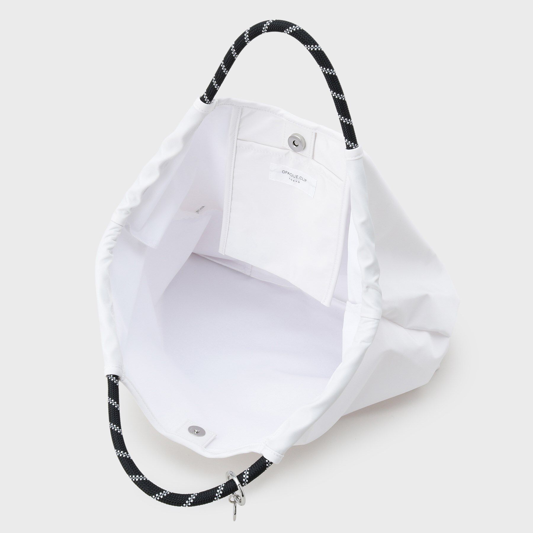 OPAQUE.CLIP「ロープハンドルドロストミドルトートバッグ【軽量／A4サイズ対応】」|トートバッグ|