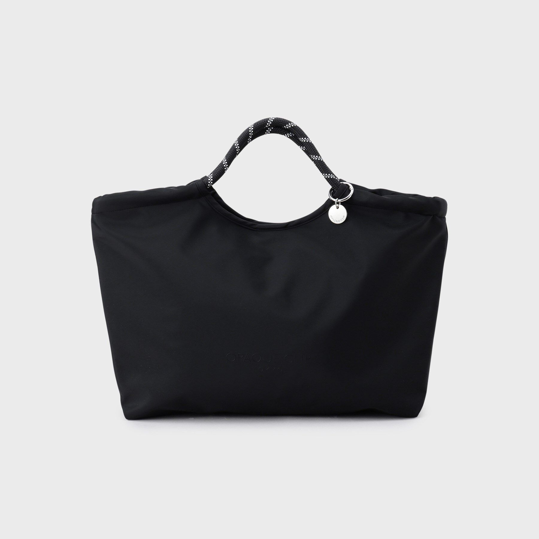 OPAQUE.CLIP「ロープハンドルドロストミドルトートバッグ【軽量／A4サイズ対応】」|トートバッグ|