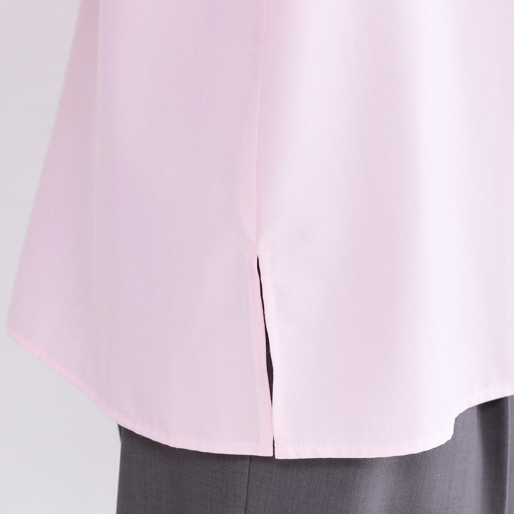 OPAQUE.CLIP「スキッパーボリュームスリーブブラウス【洗濯機OK】」|シャツ・ブラウス|