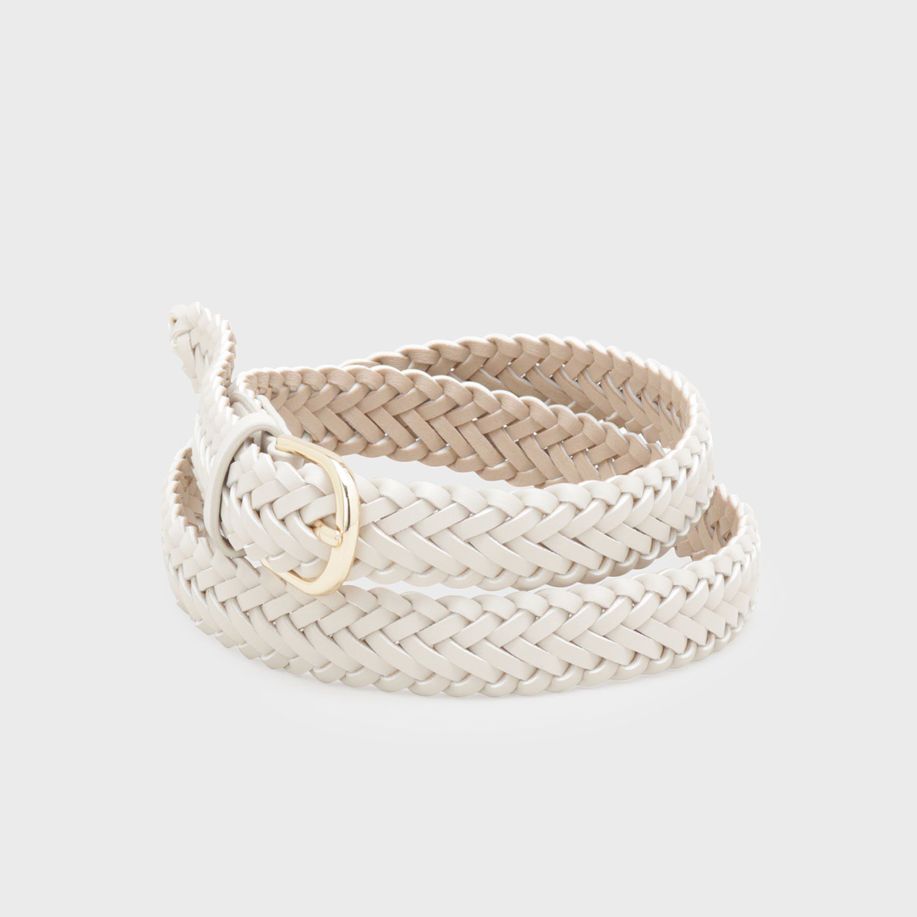 OPAQUE.CLIP「メッシュデザインベルト」|ベルト|アイボリー(004)