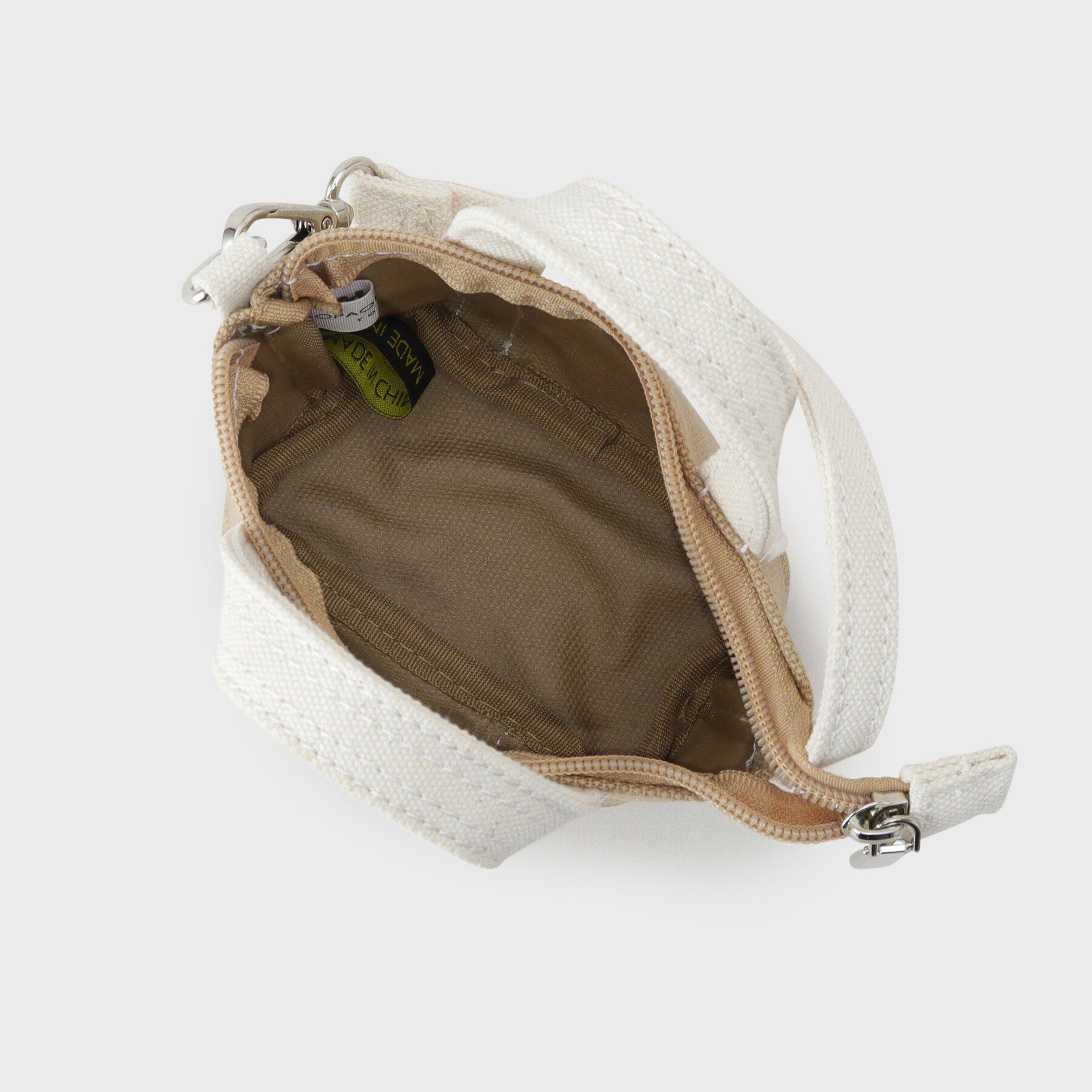 OPAQUE.CLIP「バイカラー帆布ミニBAGチャーム」|キーケース|