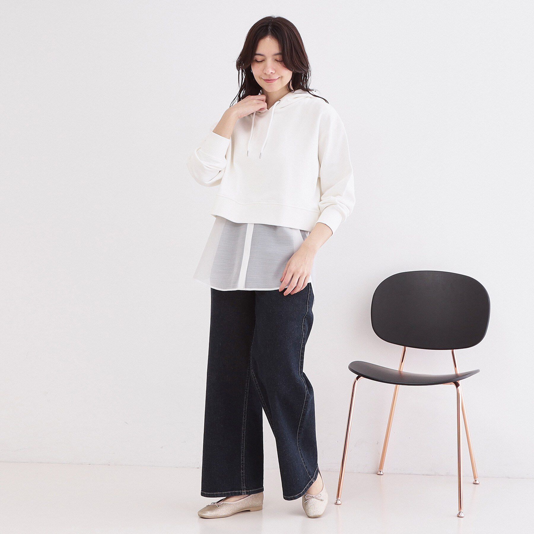 OPAQUE.CLIP「レイヤードドッキングタンクトップ【洗濯機OK】」|キャミソール|