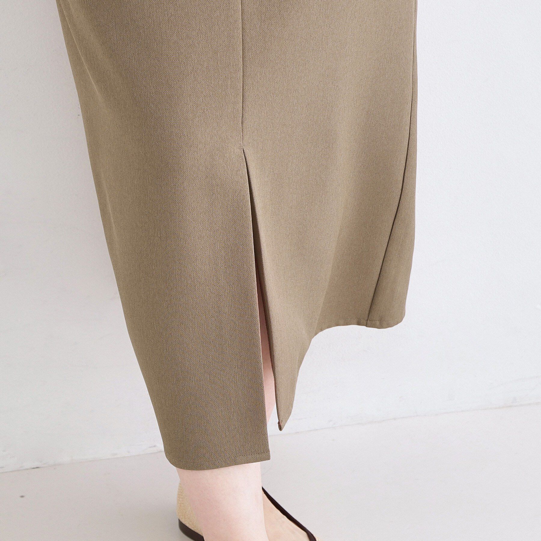 OPAQUE.CLIP「ストレッチダブルポケットタイトスカート【洗濯機OK】」|スカート|