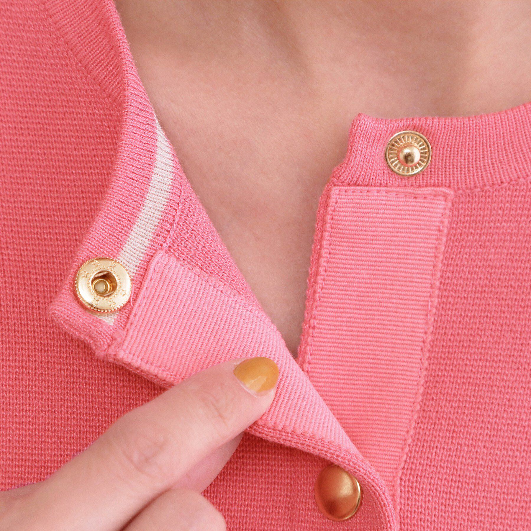 OPAQUE.CLIP「スナップボタンニットカーディガン【洗濯機OK/抗ピル】」|カーディガン|