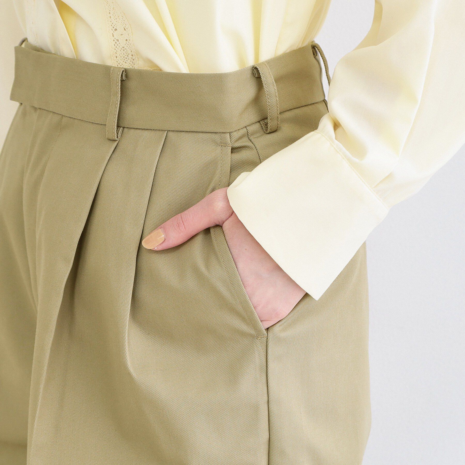 OPAQUE.CLIP「【Dickies(R)&times;OPAQUE.CLIP】ツータックワイドパンツ」|その他|