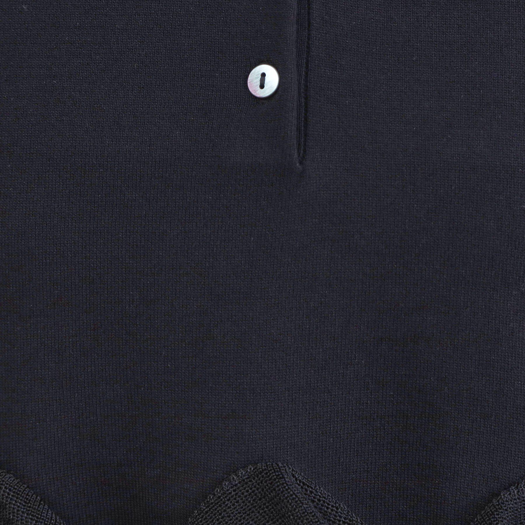 OPAQUE.CLIP「裾フリルヘンリーネックニット【洗濯機OK】」|ニット・セーター|