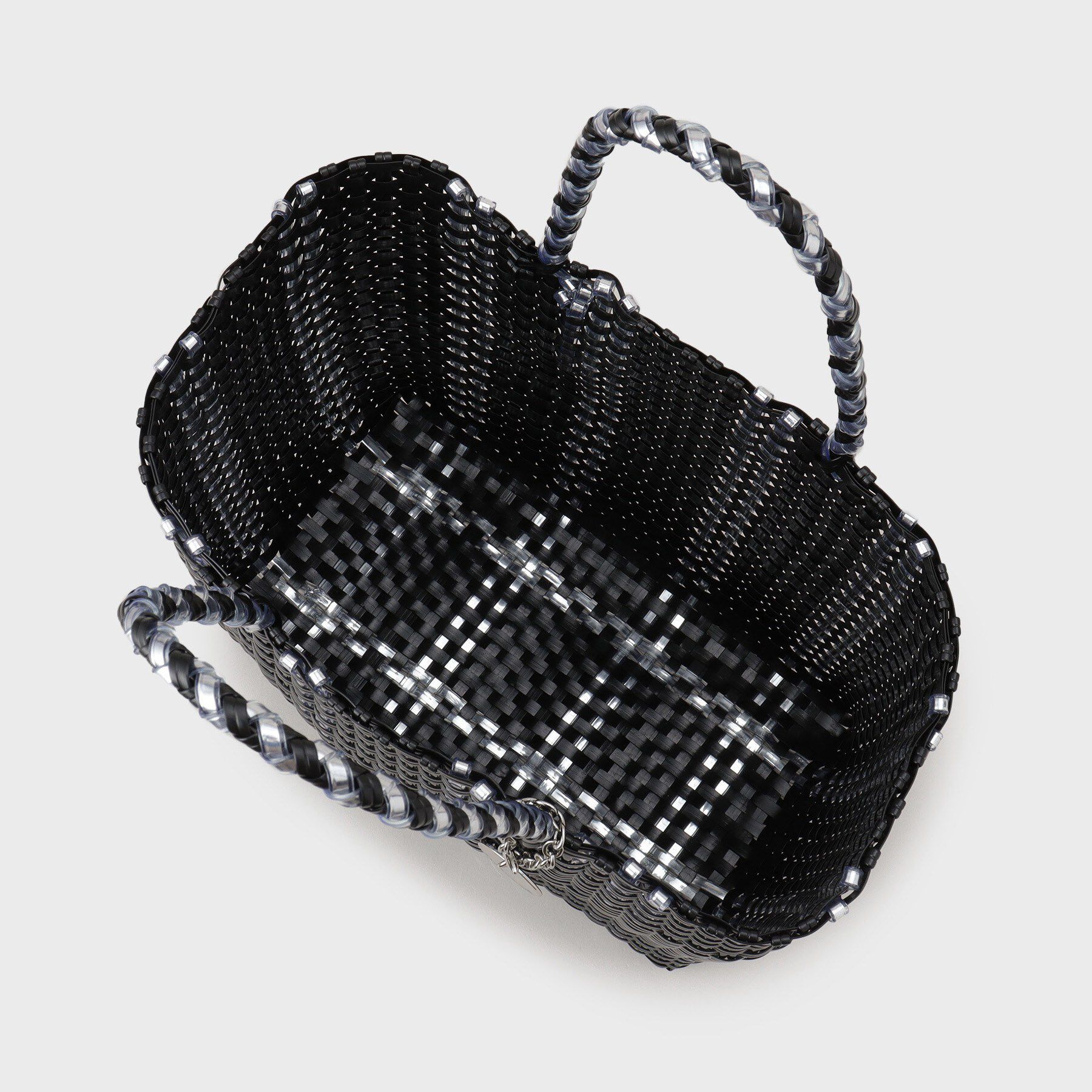 OPAQUE.CLIP「バイカラーミドルメルカドバッグ」|トートバッグ|