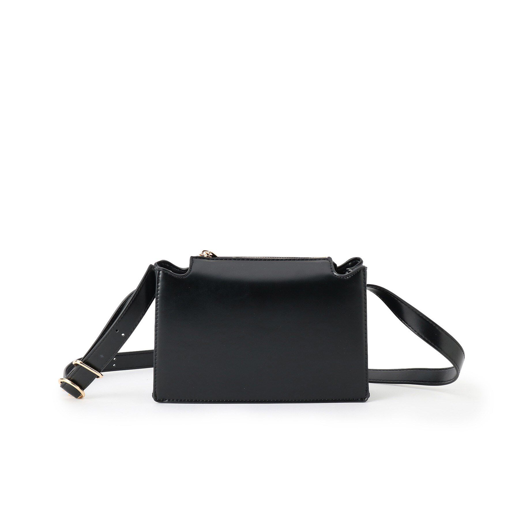 Couture broach「スクエアミニショルダーバッグ」|ショルダー・メッセンジャー|ブラック(019)