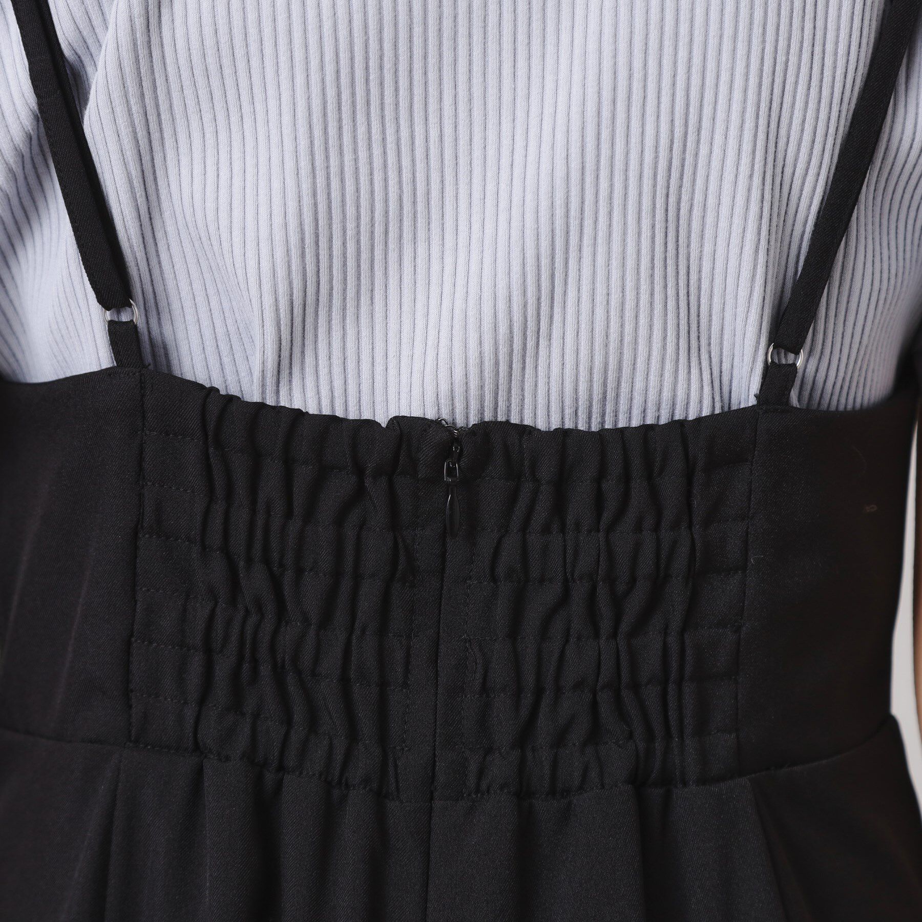 Couture broach「【大人可愛い・肩紐調節可能】リボンキャミサロペット」|オールインワン|