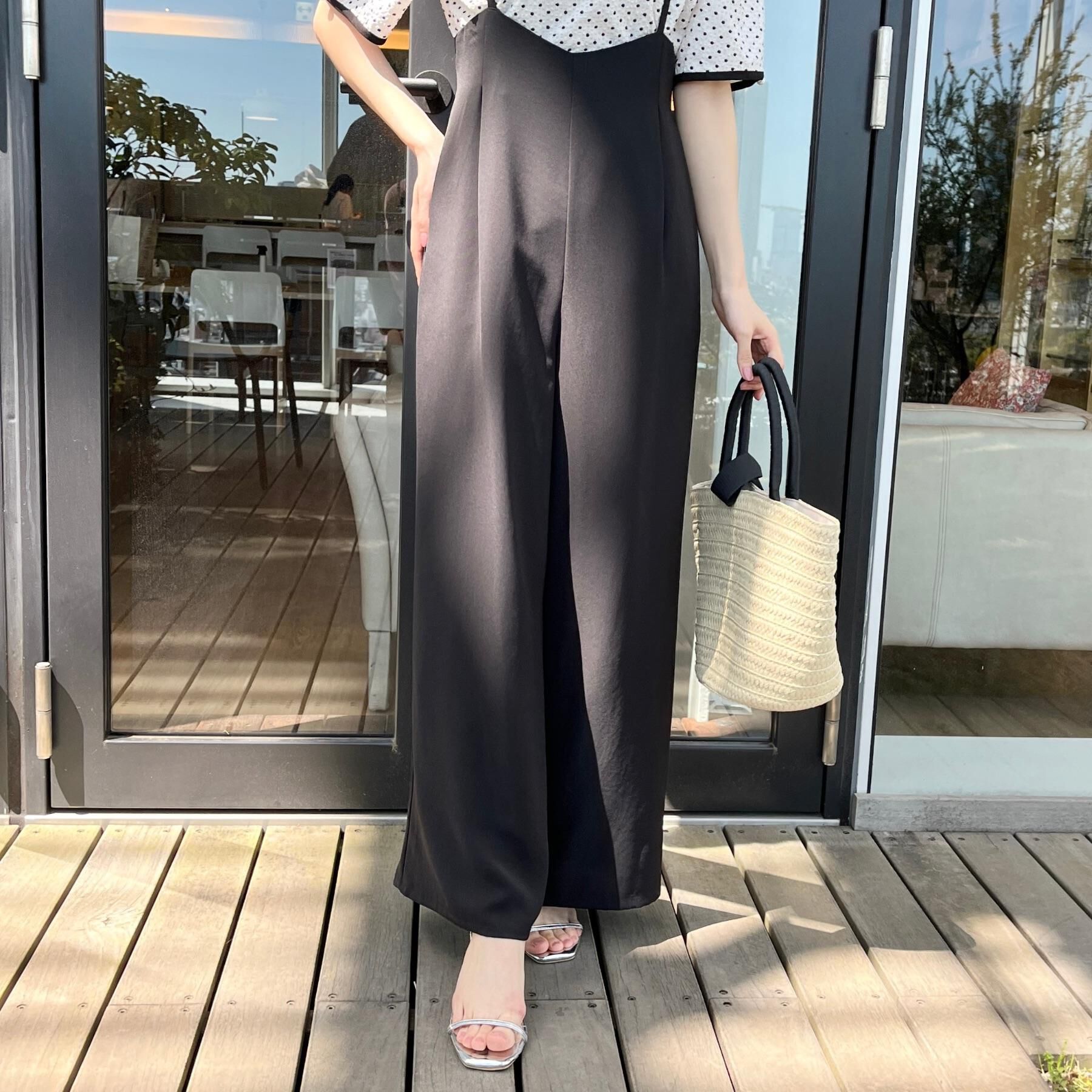 Couture broach「【マシンウォッシャブル・きれいめ】キャミロンパース」|その他|