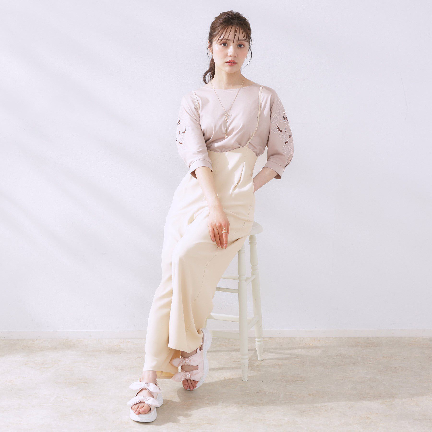 Couture broach「【マシンウォッシャブル・きれいめ】キャミロンパース」|その他|