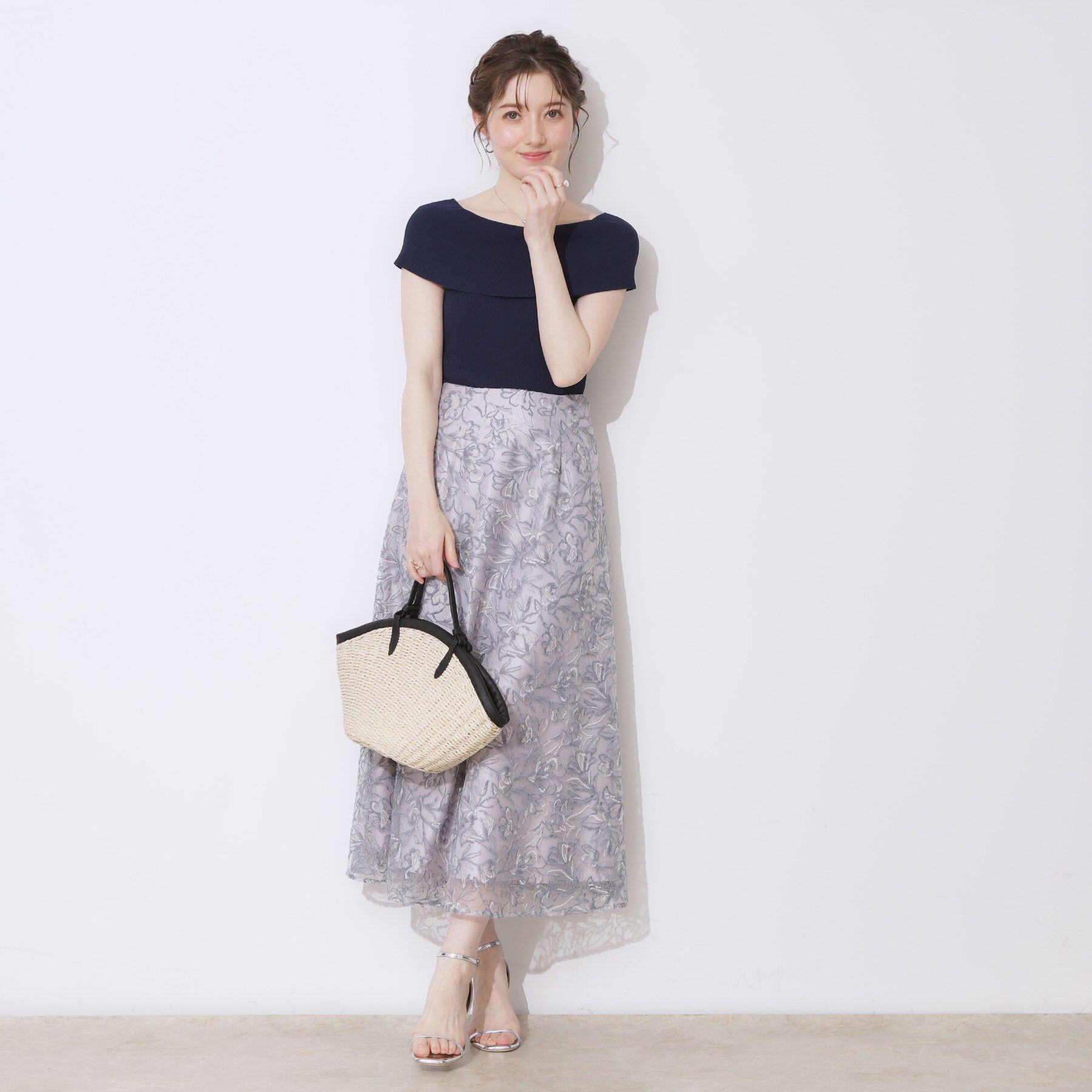 Couture broach「リブオフショルニット」|ニット・セーター|