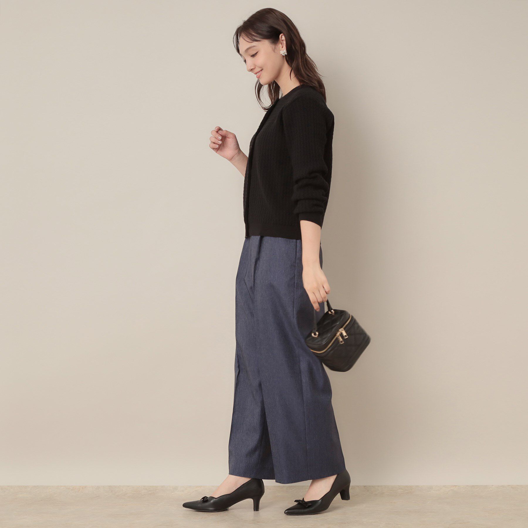 Couture broach「【大人可愛い・きれいめ・通勤】ケーブルカーディガン」|カーディガン|