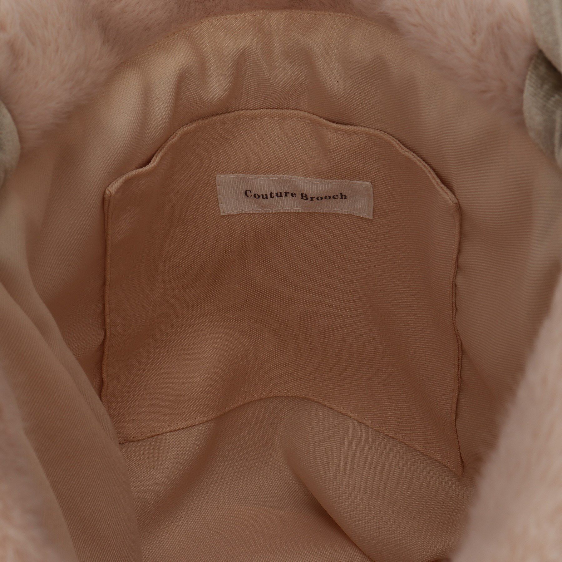 Couture broach「ベロアリボンフェイクファートートバッグ」|トートバッグ|