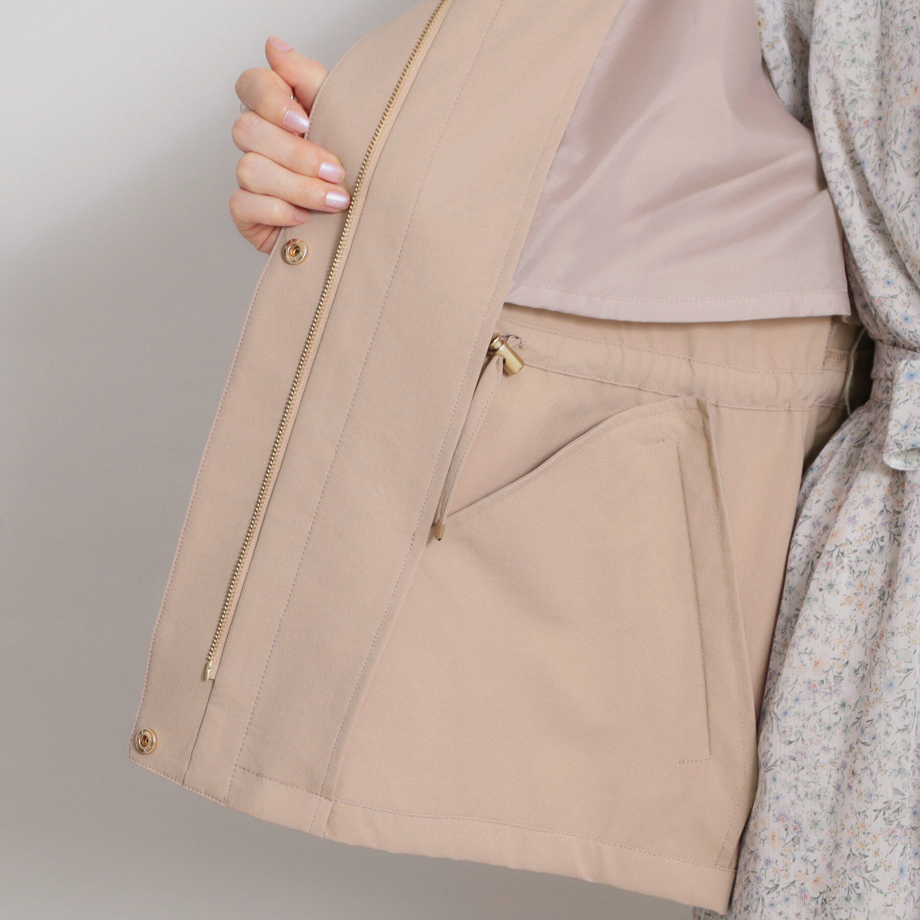 Couture broach「【撥水・洗える】愛されマンパ」|ブルゾン・スタジャン|