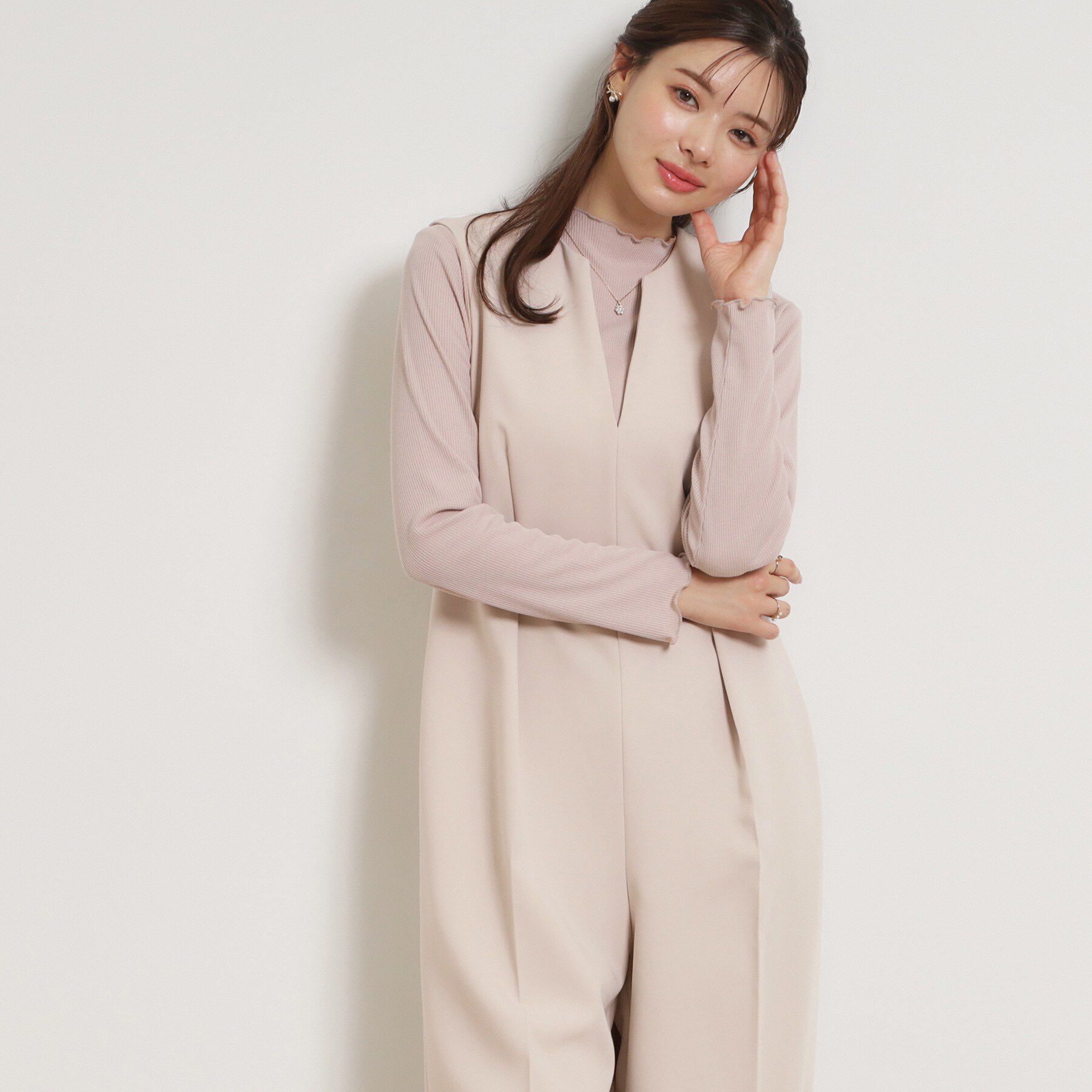 Couture broach「TRダブルクロスオールインワン」|オールインワン|