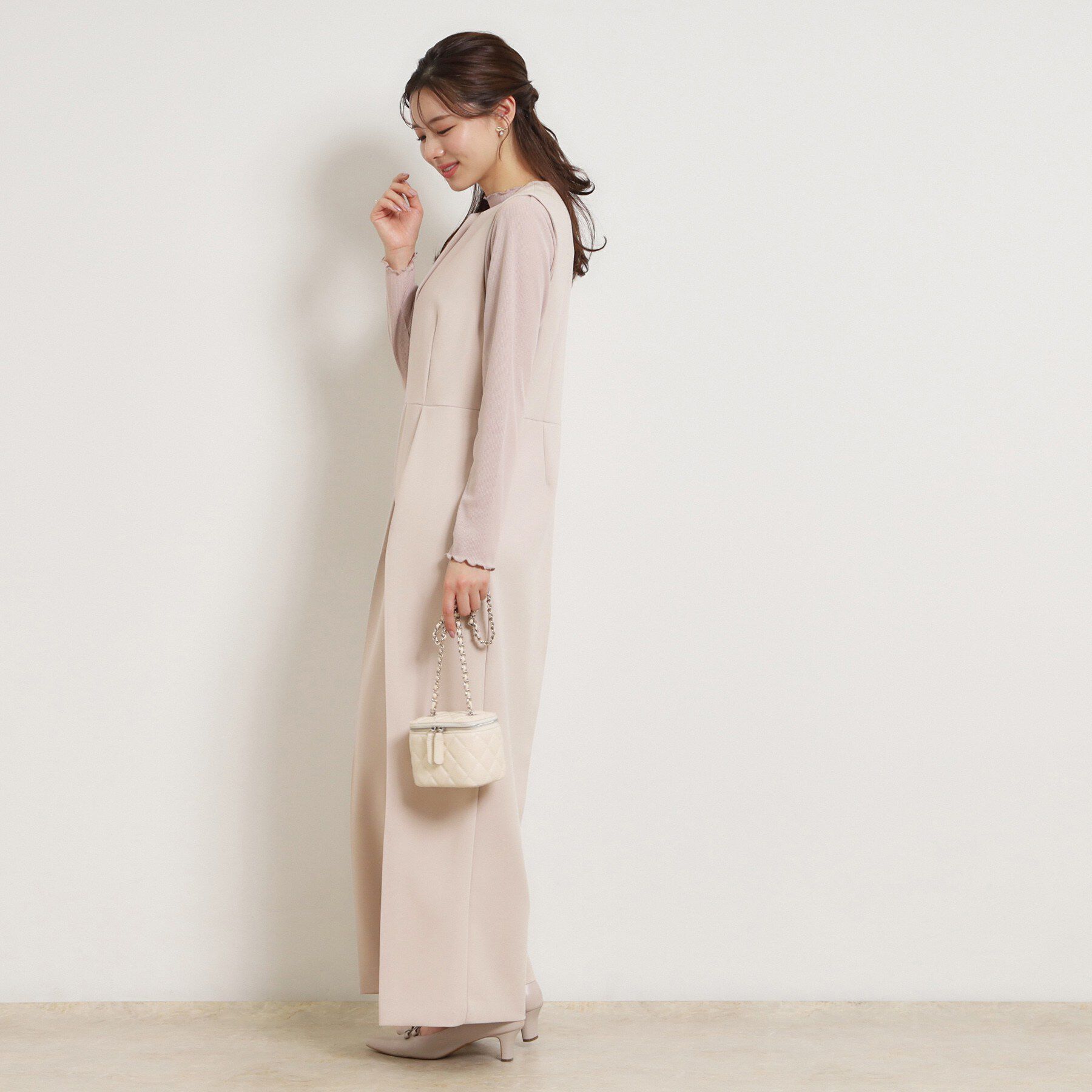 Couture broach「TRダブルクロスオールインワン」|オールインワン|