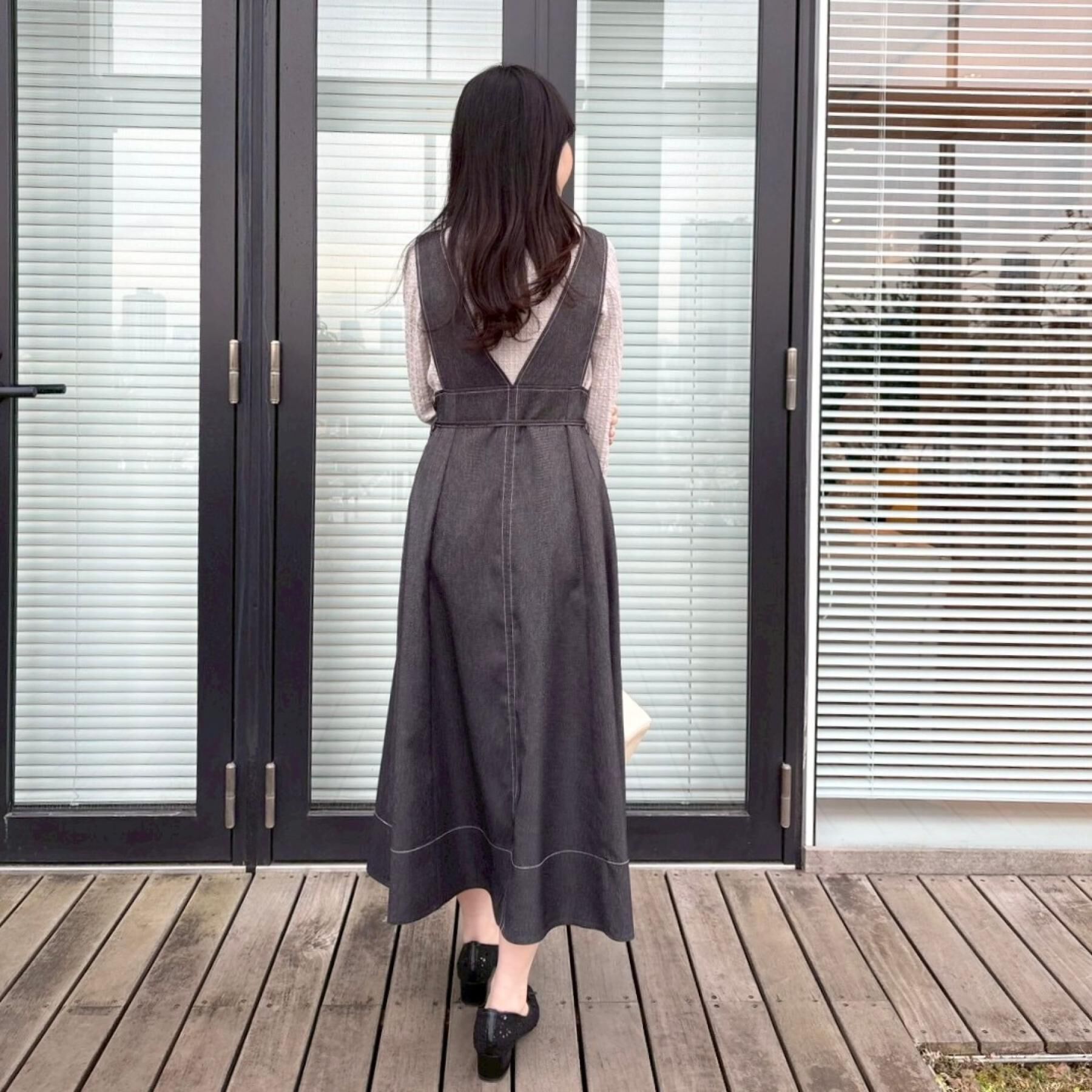 Couture broach「【洗える着映え】ビジュー釦ポロニット」|ニット・セーター|