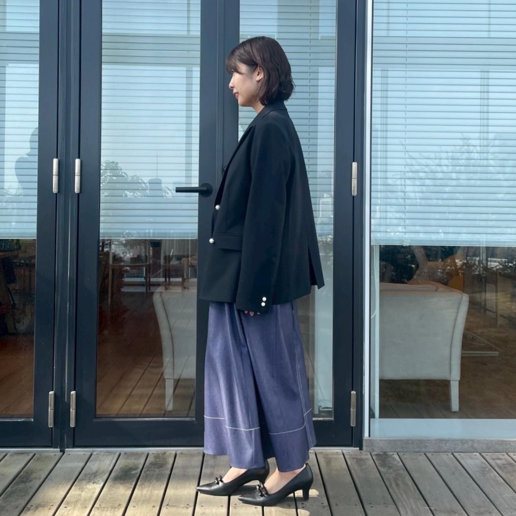 Couture broach「【洗える・ハレの日・通勤】パール調ボタン テーラードジャケット」|テーラードジャケット|