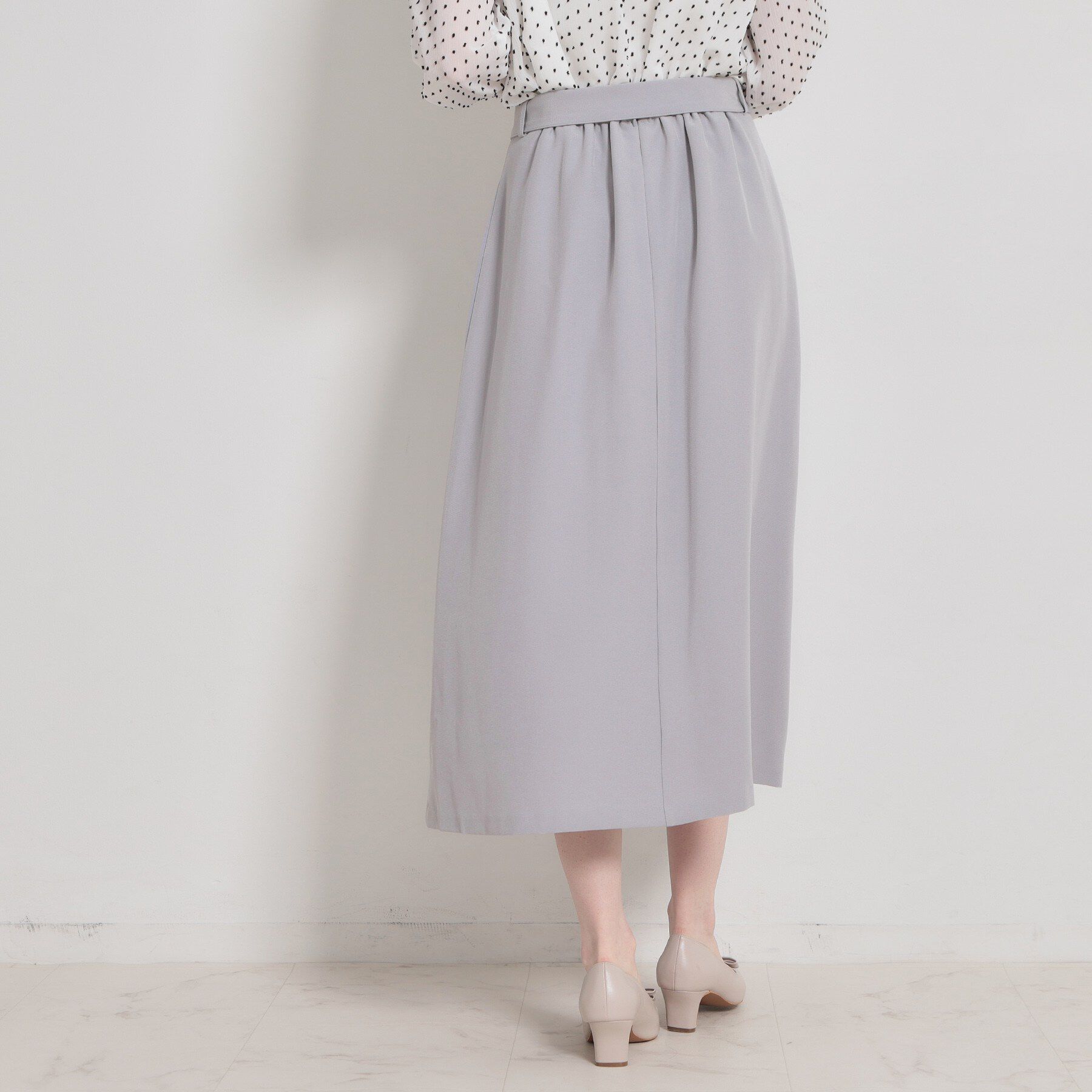 Couture broach「【洗える・通勤】サイドタック ナロースカート」|スカート|