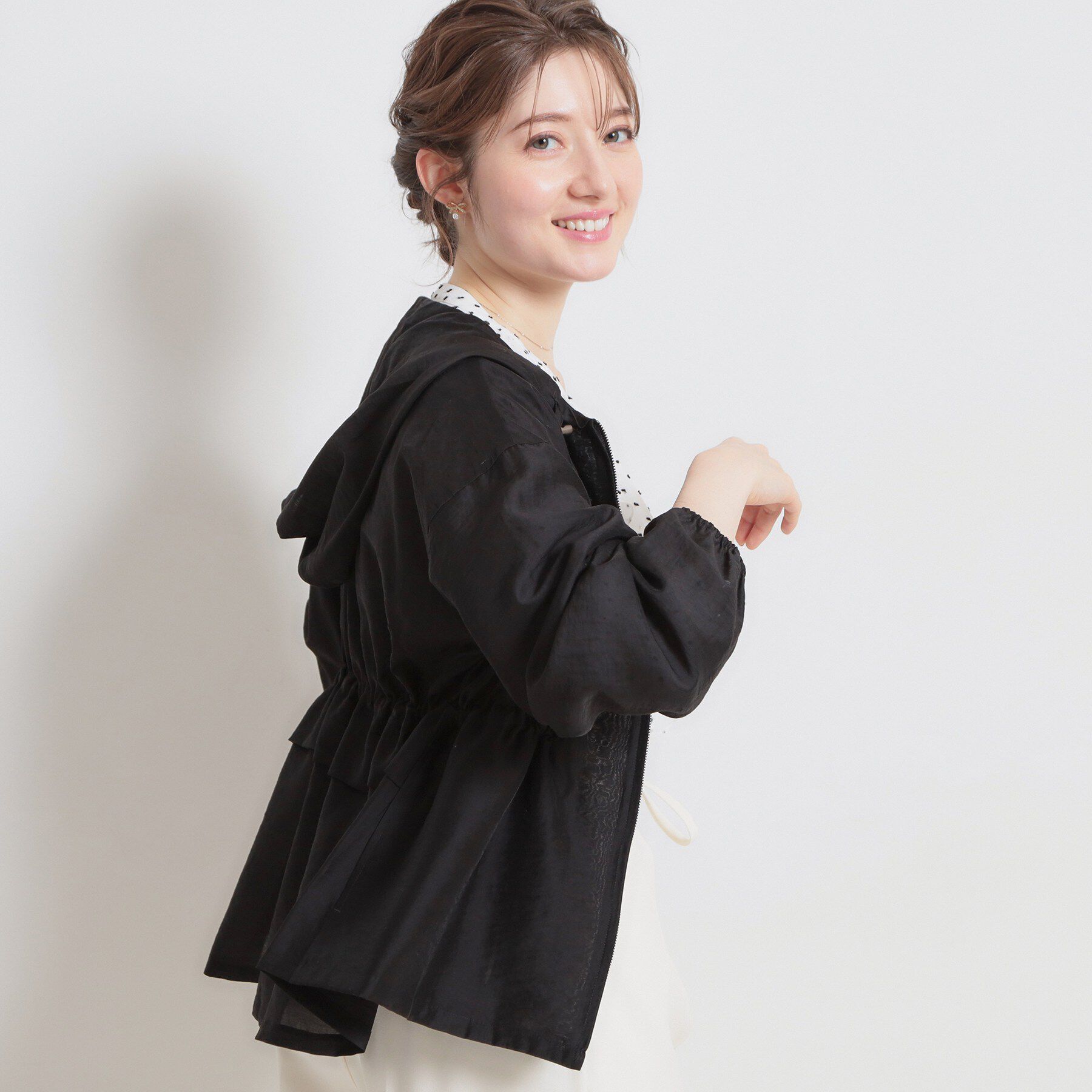 Couture broach「【洗える】愛されシアーマンパ」|ブルゾン・スタジャン|