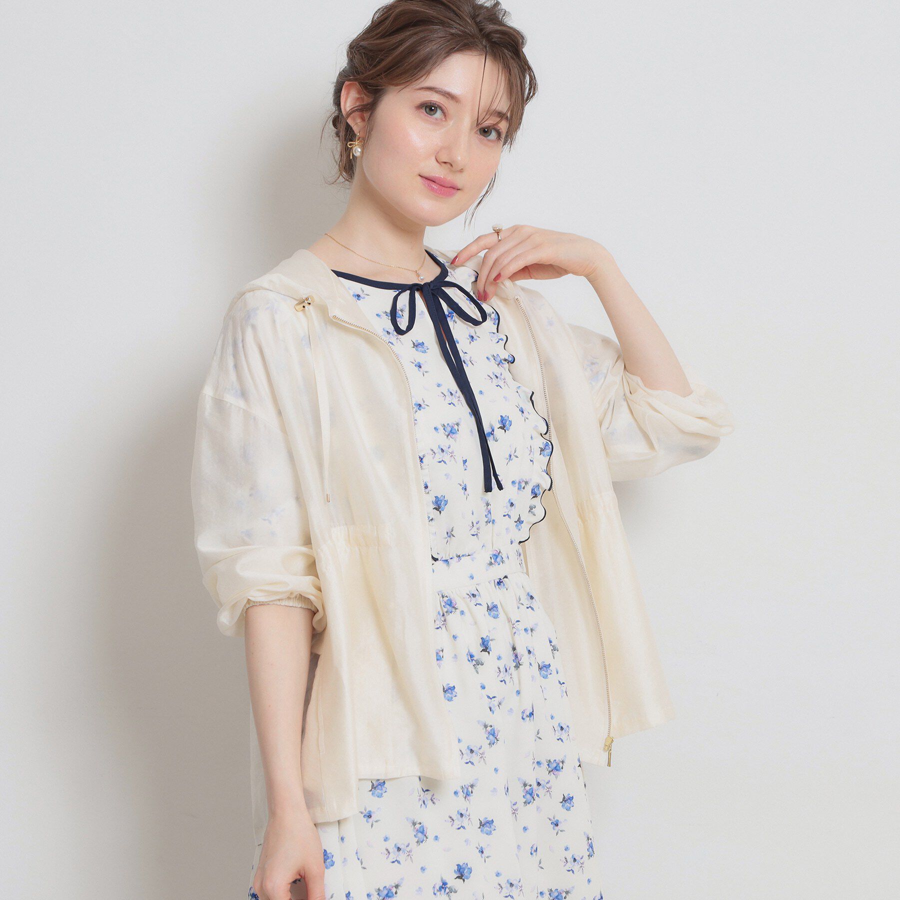 Couture broach「【洗える】愛されシアーマンパ」|ブルゾン・スタジャン|