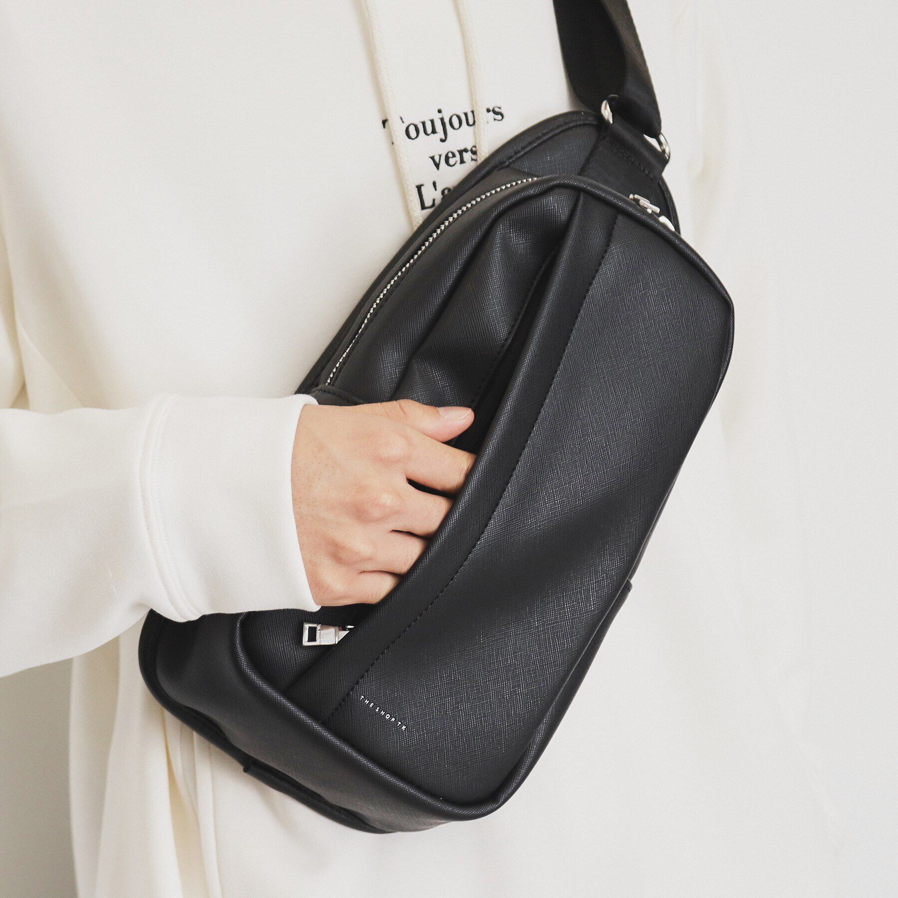 THE SHOP TK「サフィアーノ切替えボディバック」|その他|