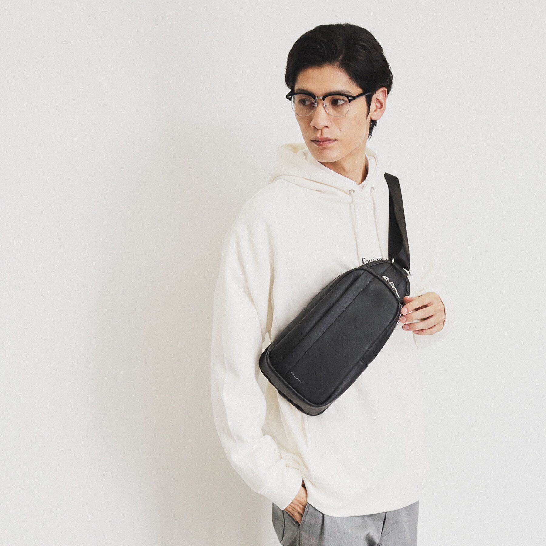 THE SHOP TK「サフィアーノ切替えボディバック」|その他|