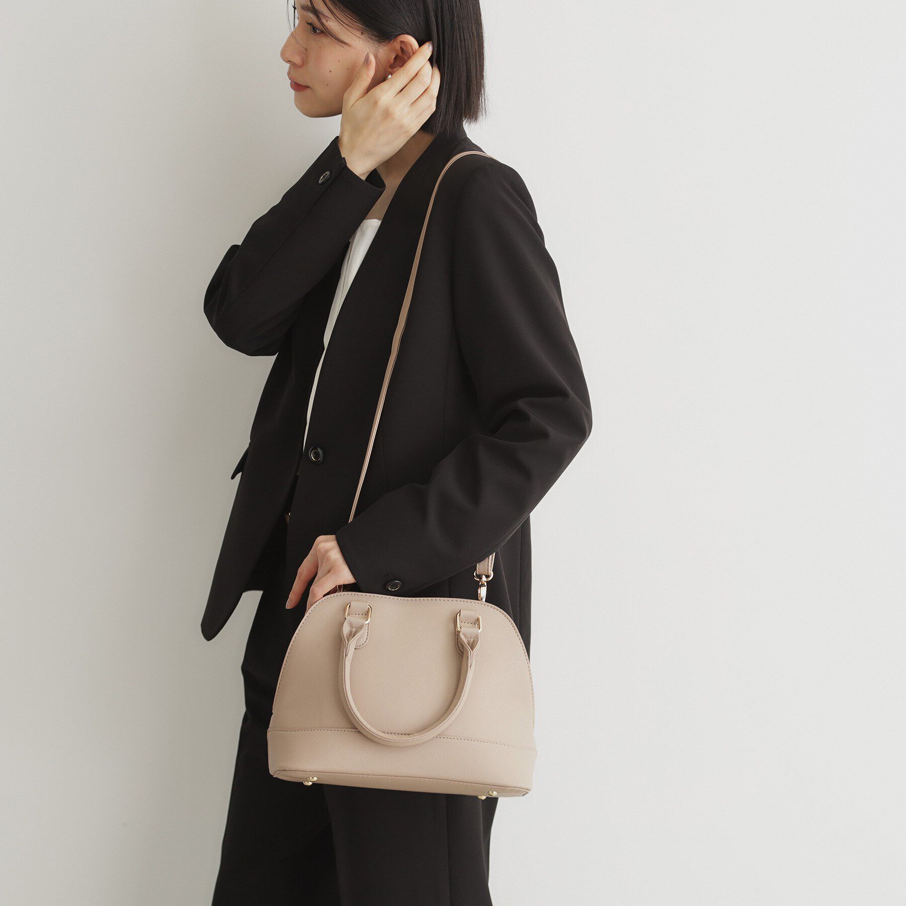 THE SHOP TK「ラウンド型オケージョンBAG」|ショルダー・メッセンジャー|