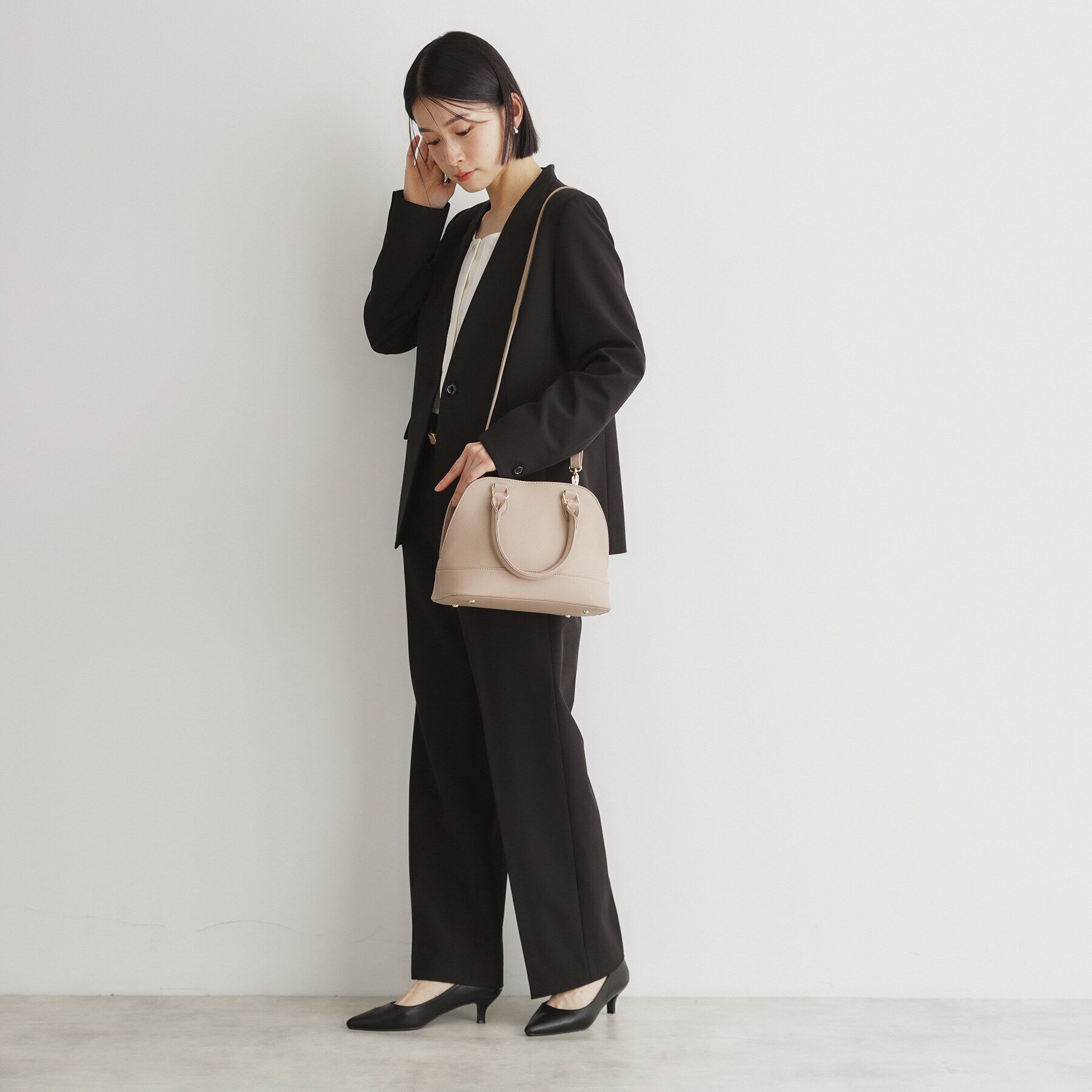 THE SHOP TK「ラウンド型オケージョンBAG」|ショルダー・メッセンジャー|