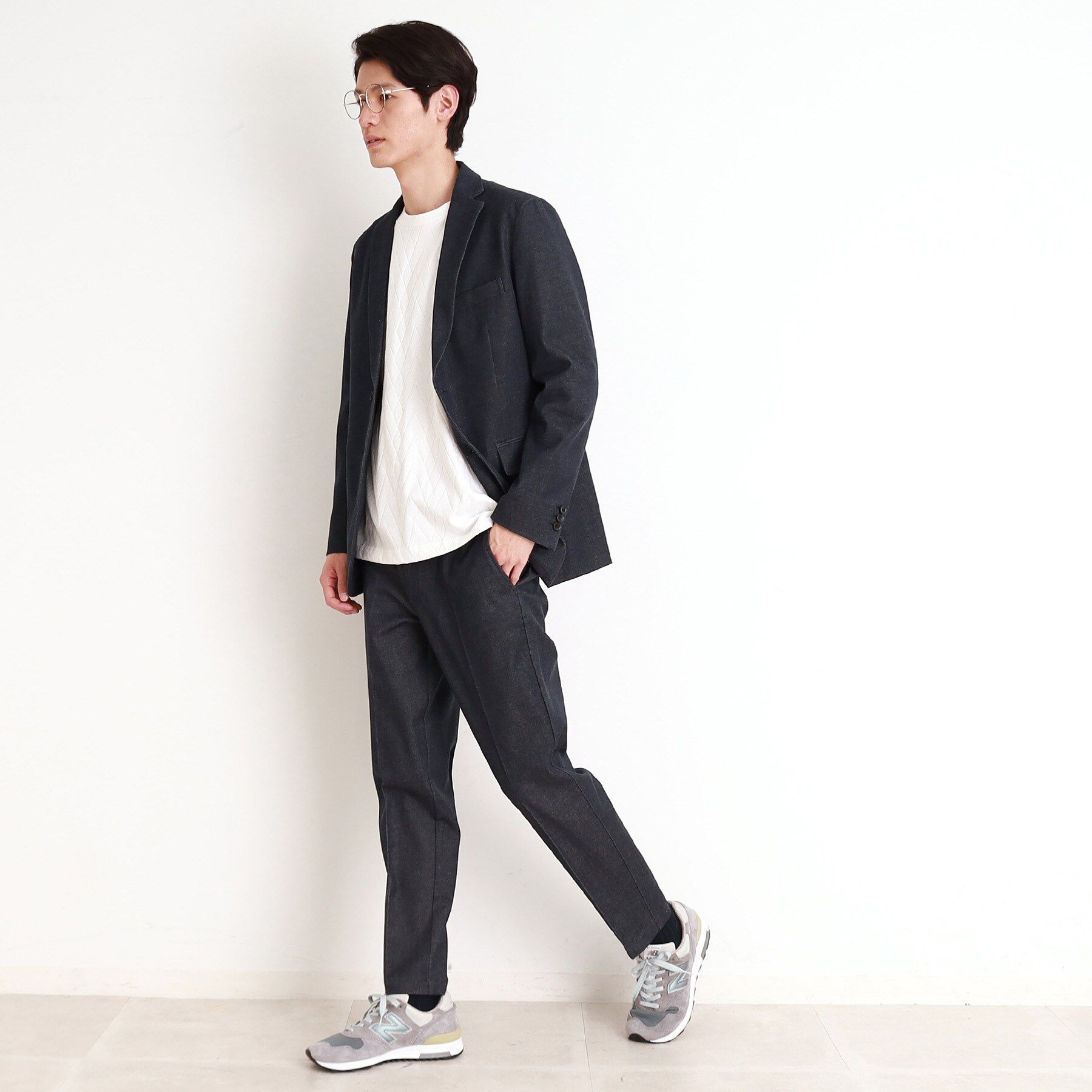 THE SHOP TK「エバーデニムスラックス セットアップ可／ストレッチ」|その他|