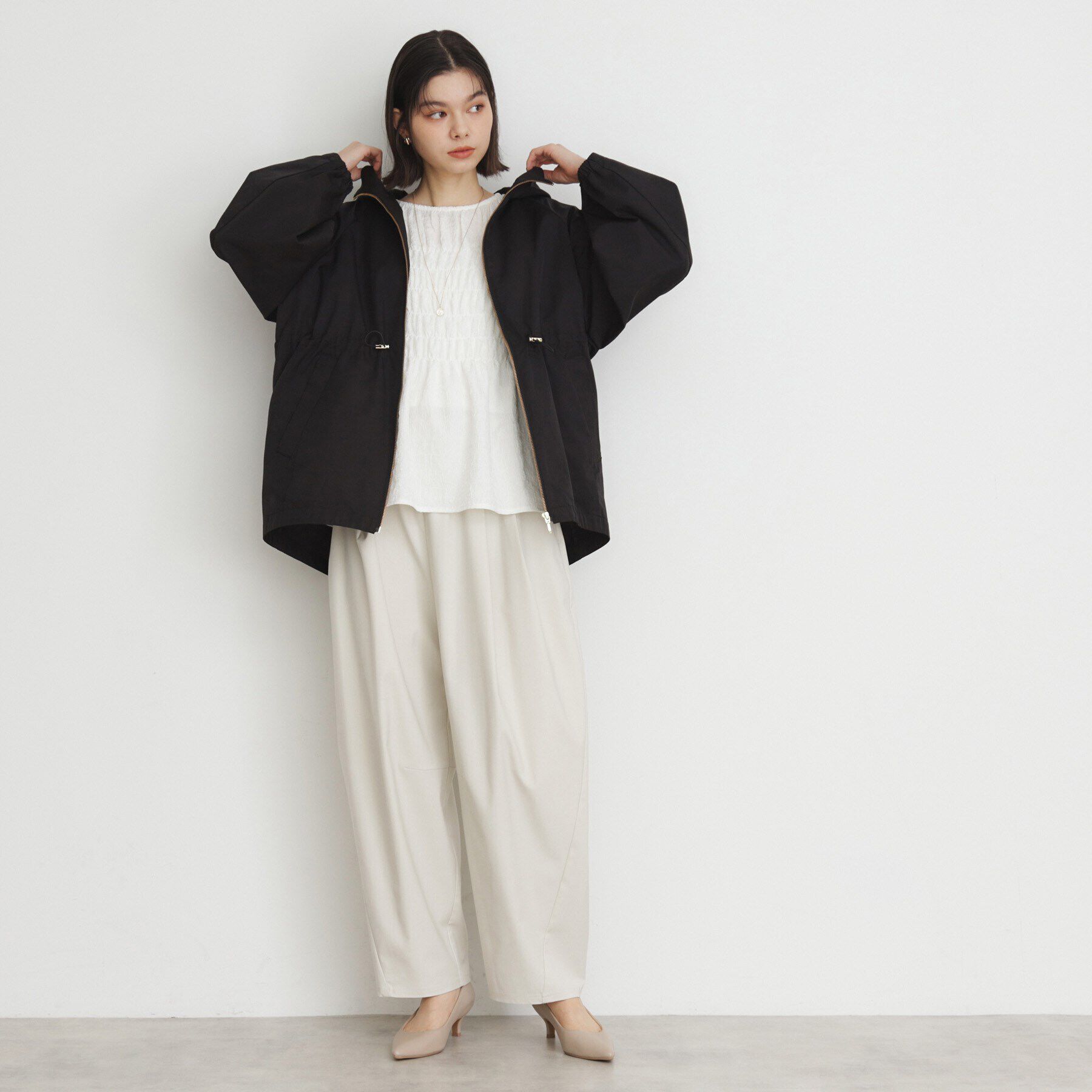 THE SHOP TK「【撥水】ウエストドロストマウンテンパーカ」|ブルゾン・スタジャン|