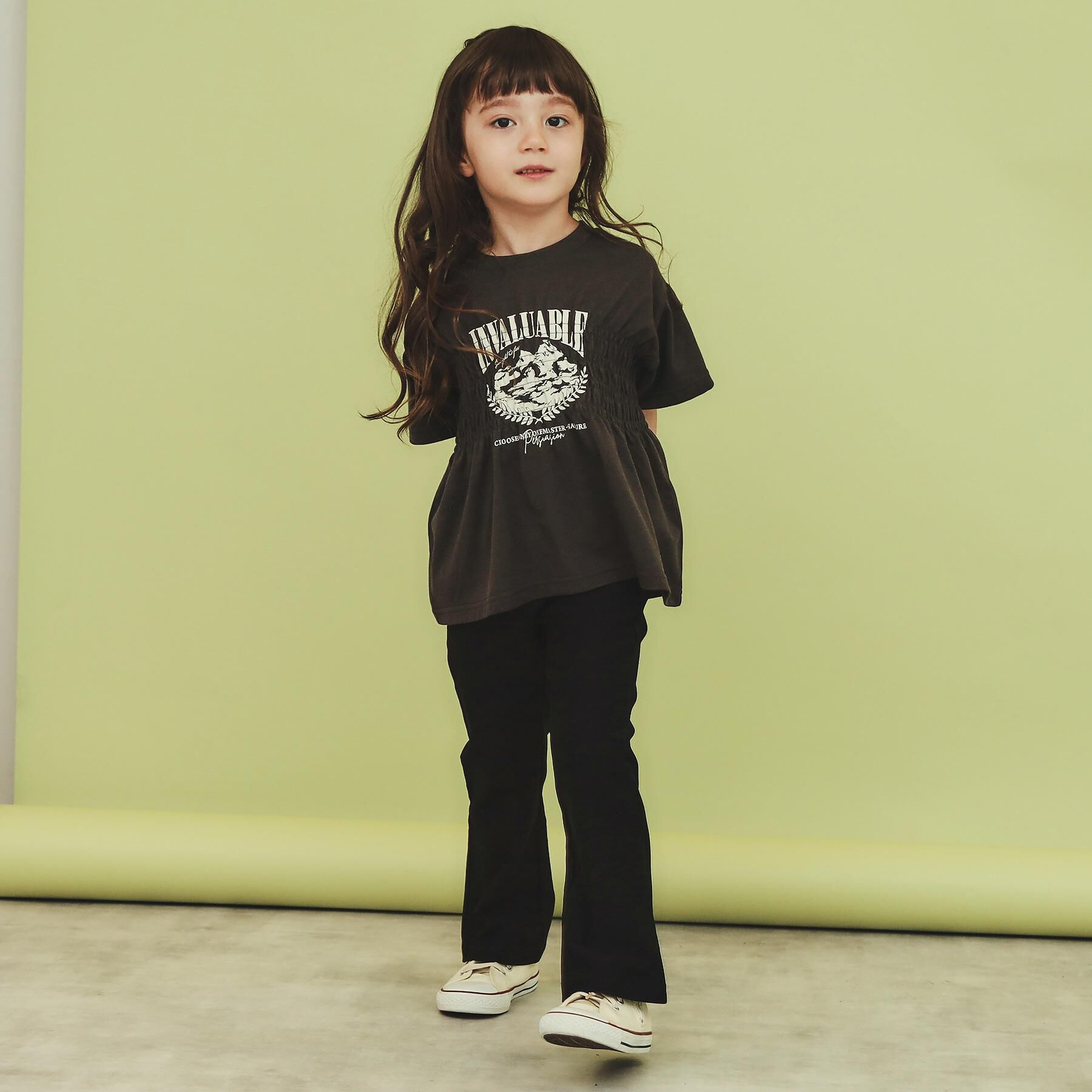 THE SHOP TK「【110-150】のびーるフレアパンツ/洗濯機OK」|その他|